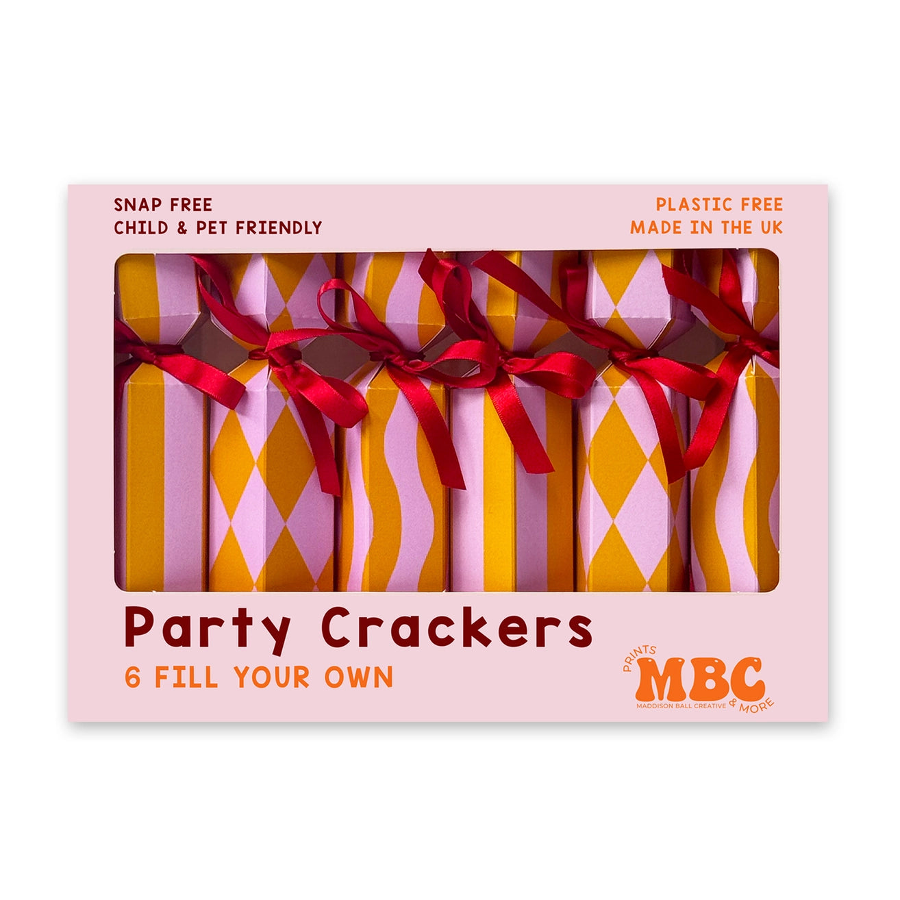 Mustard & Lilac Christmas Crackers