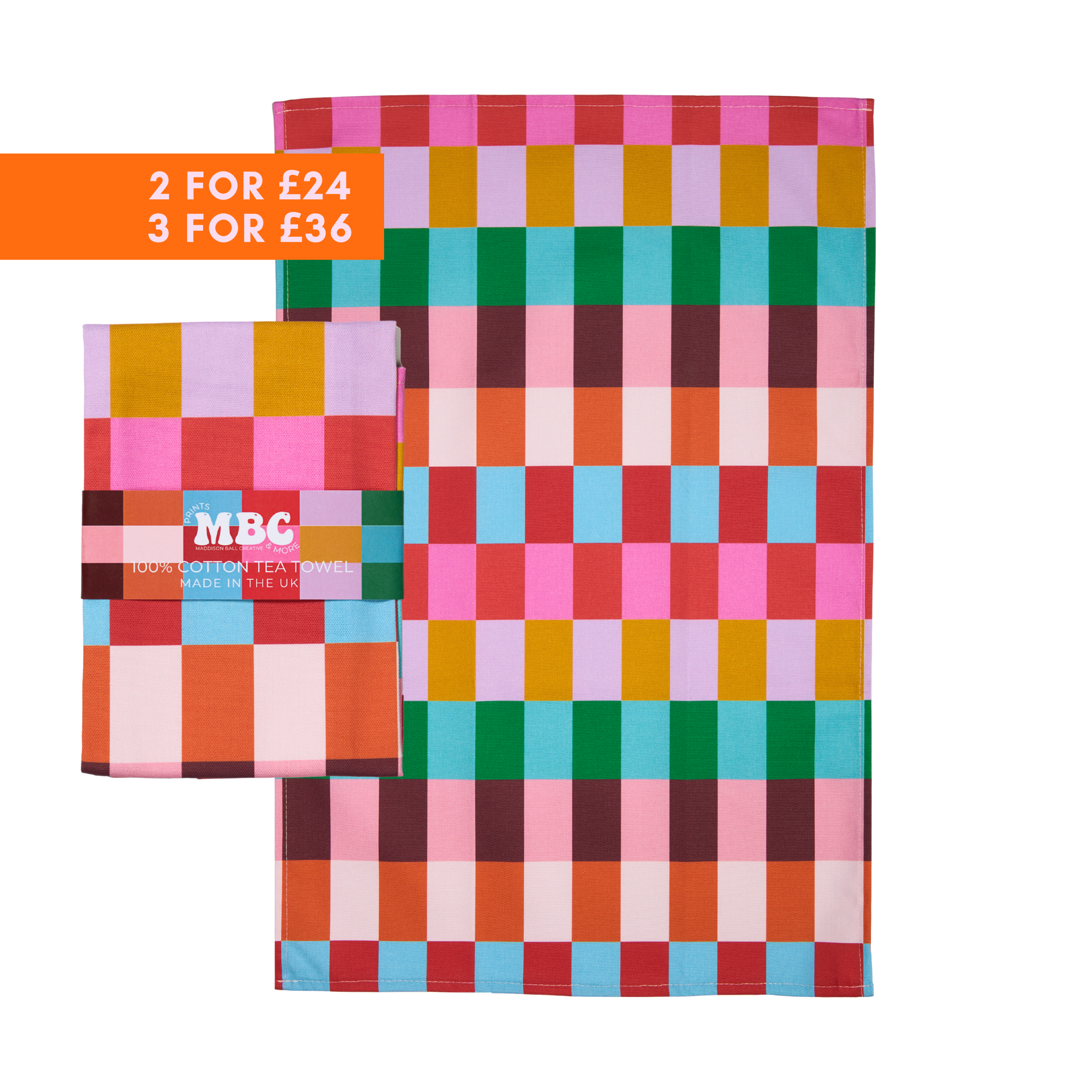 Checkered Tea Towel
