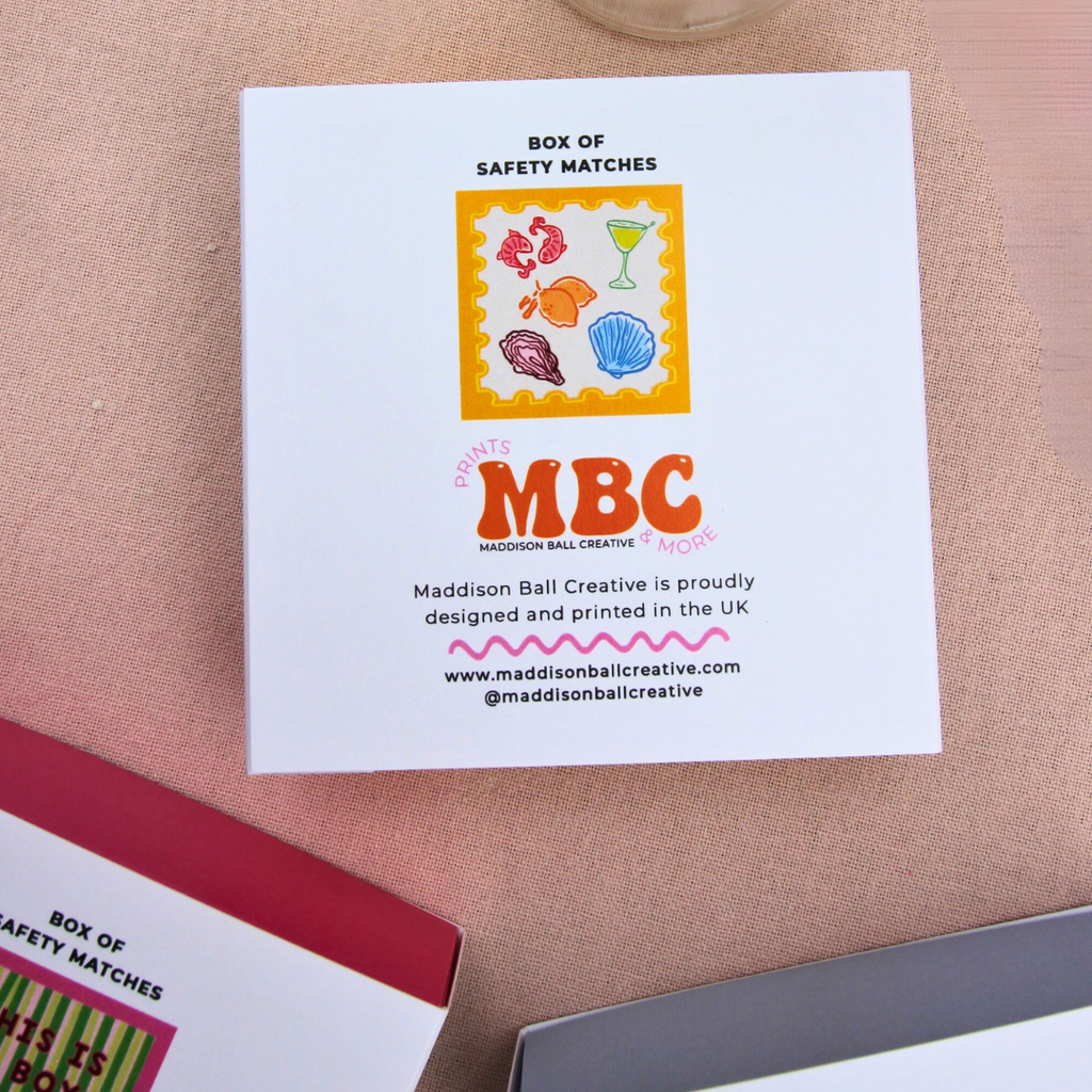 Yellow Postcard Matches
