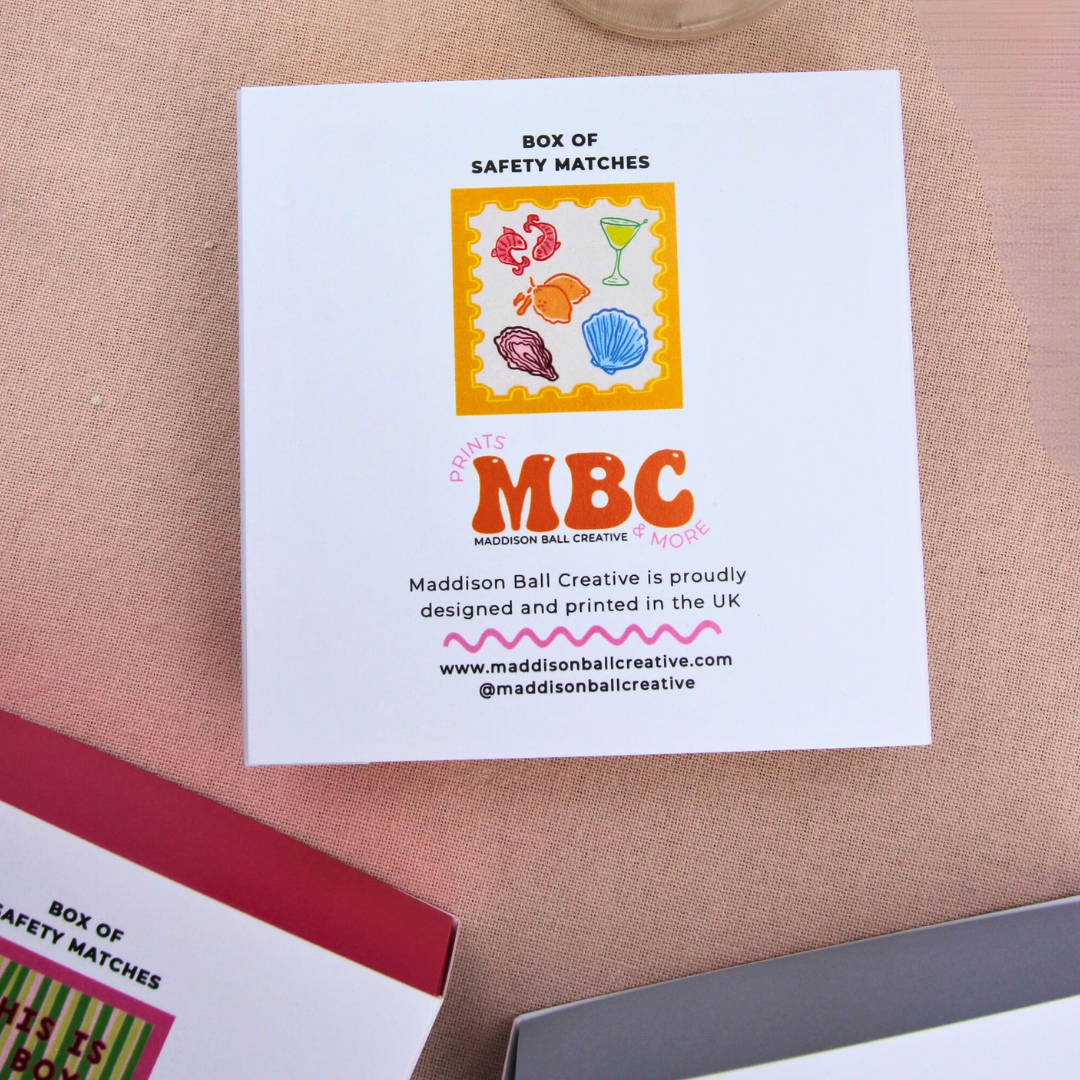 Yellow Postcard Matches