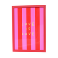Red Wooden Frame