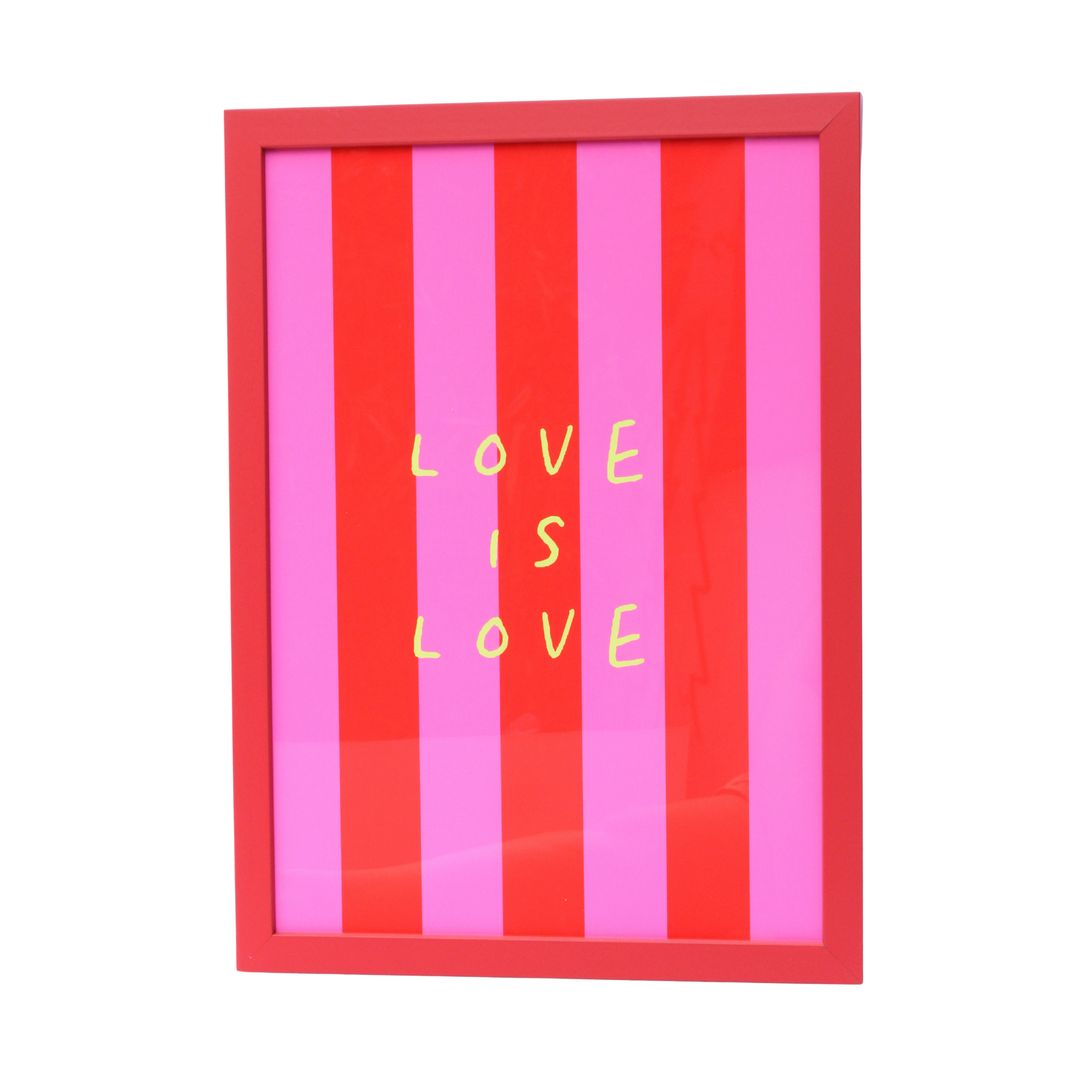 Red Wooden Frame