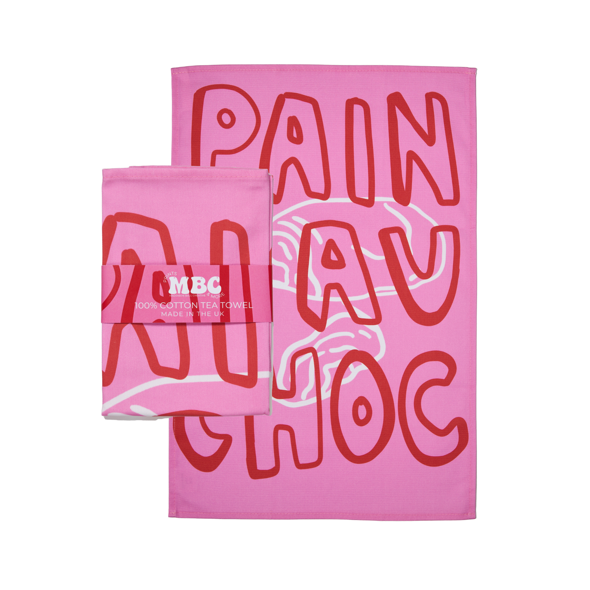 Pain Au Choc Tea Towel