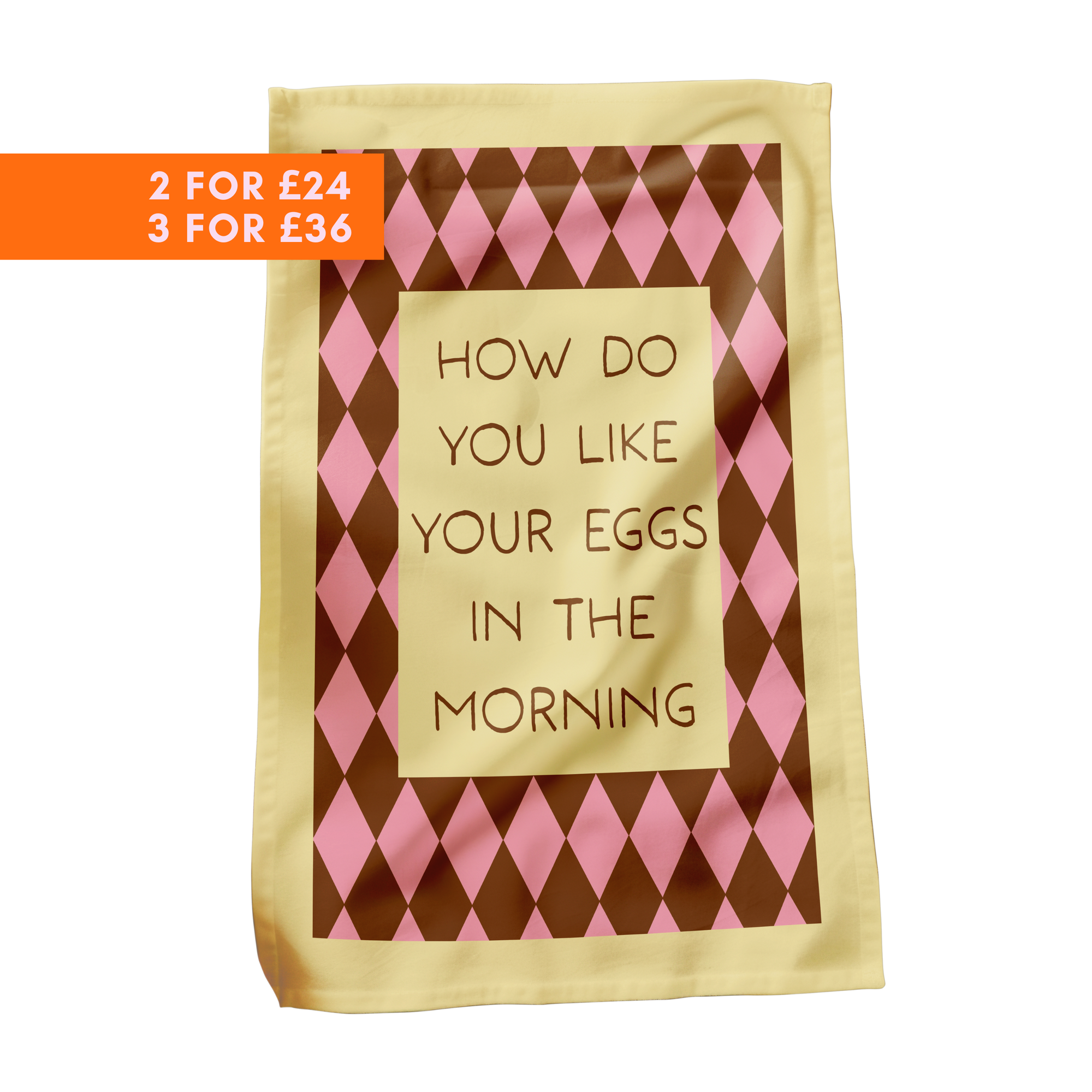 How Do You Like Your Eggs In The Morning Tea Towel