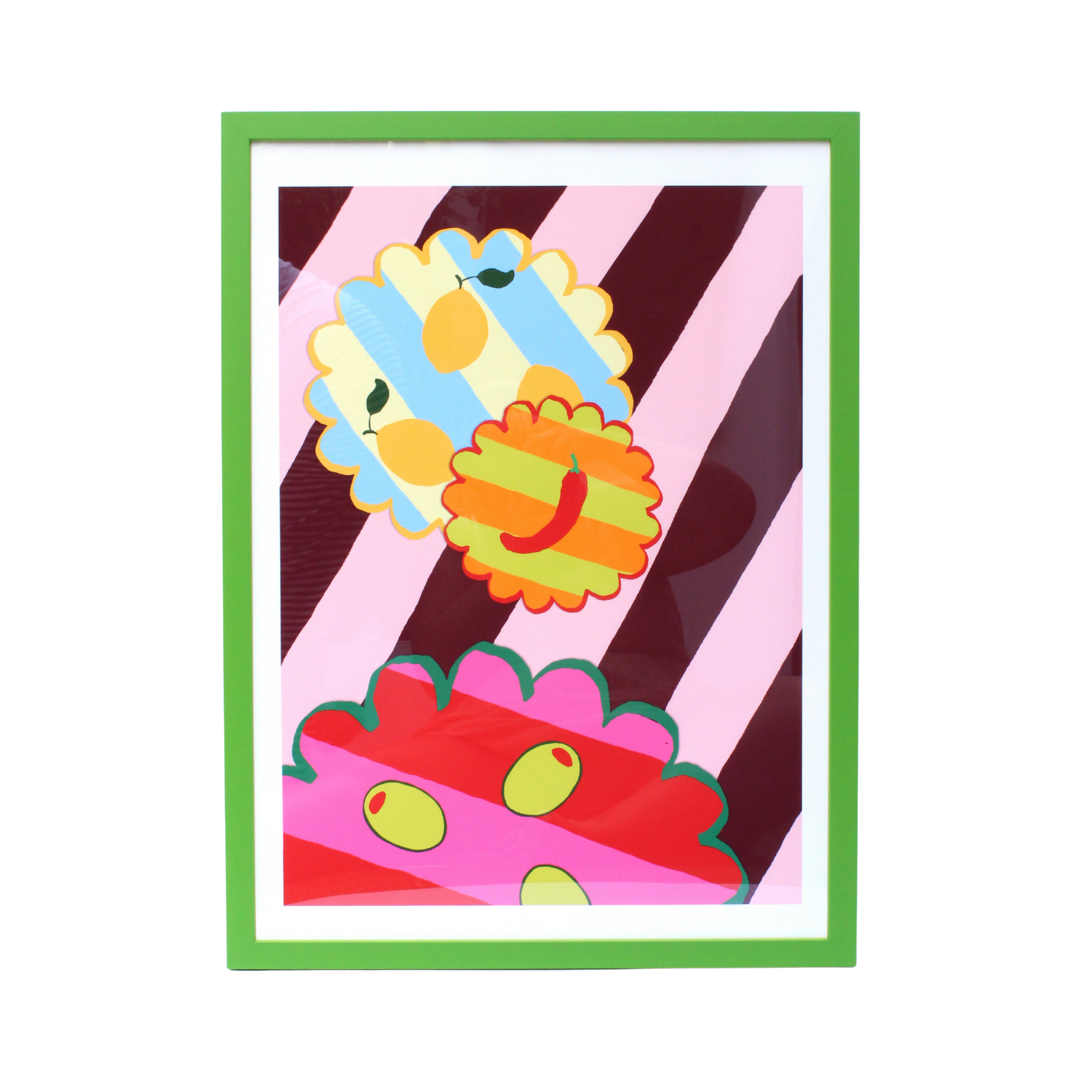 Light Green Wooden Frame