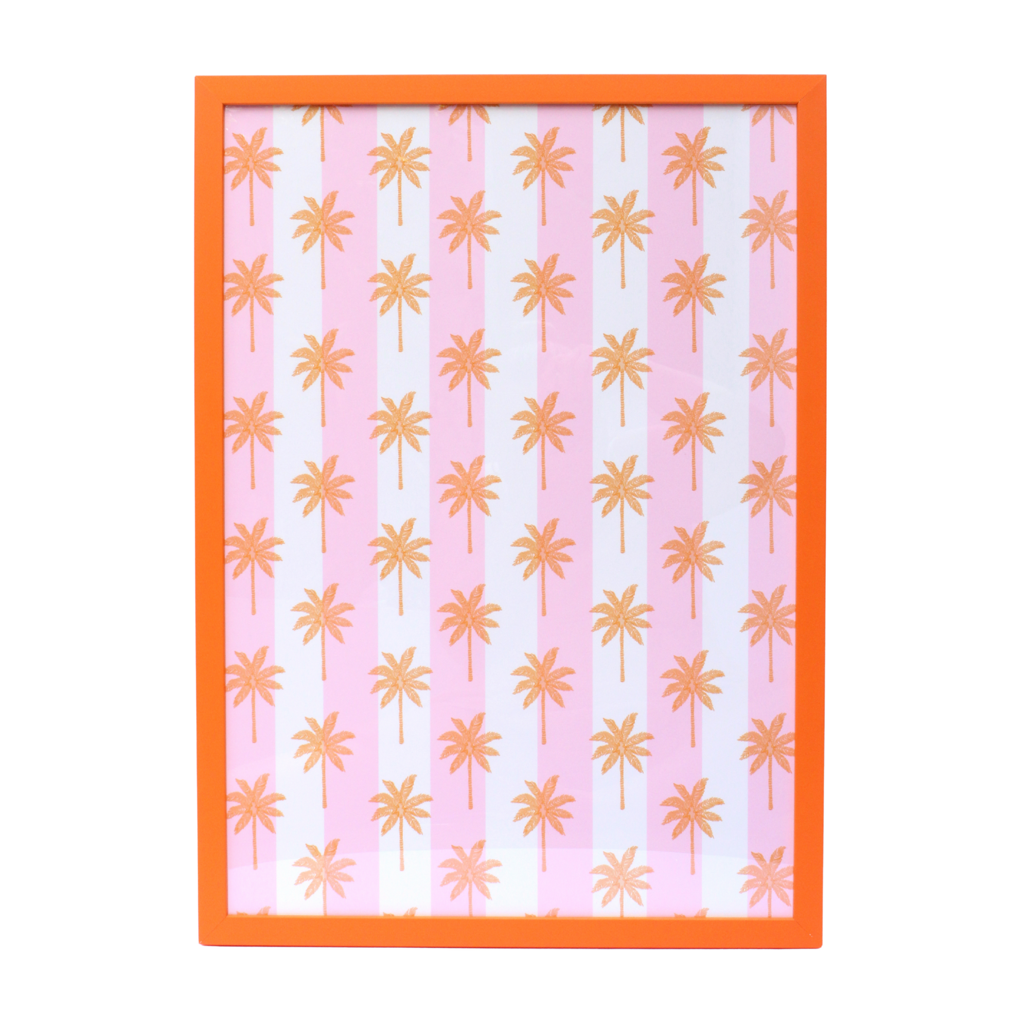 Orange Wooden Frame