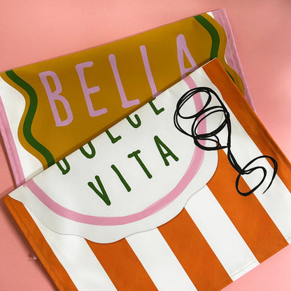PRE-ORDER La Dolce Vita Tea Towel