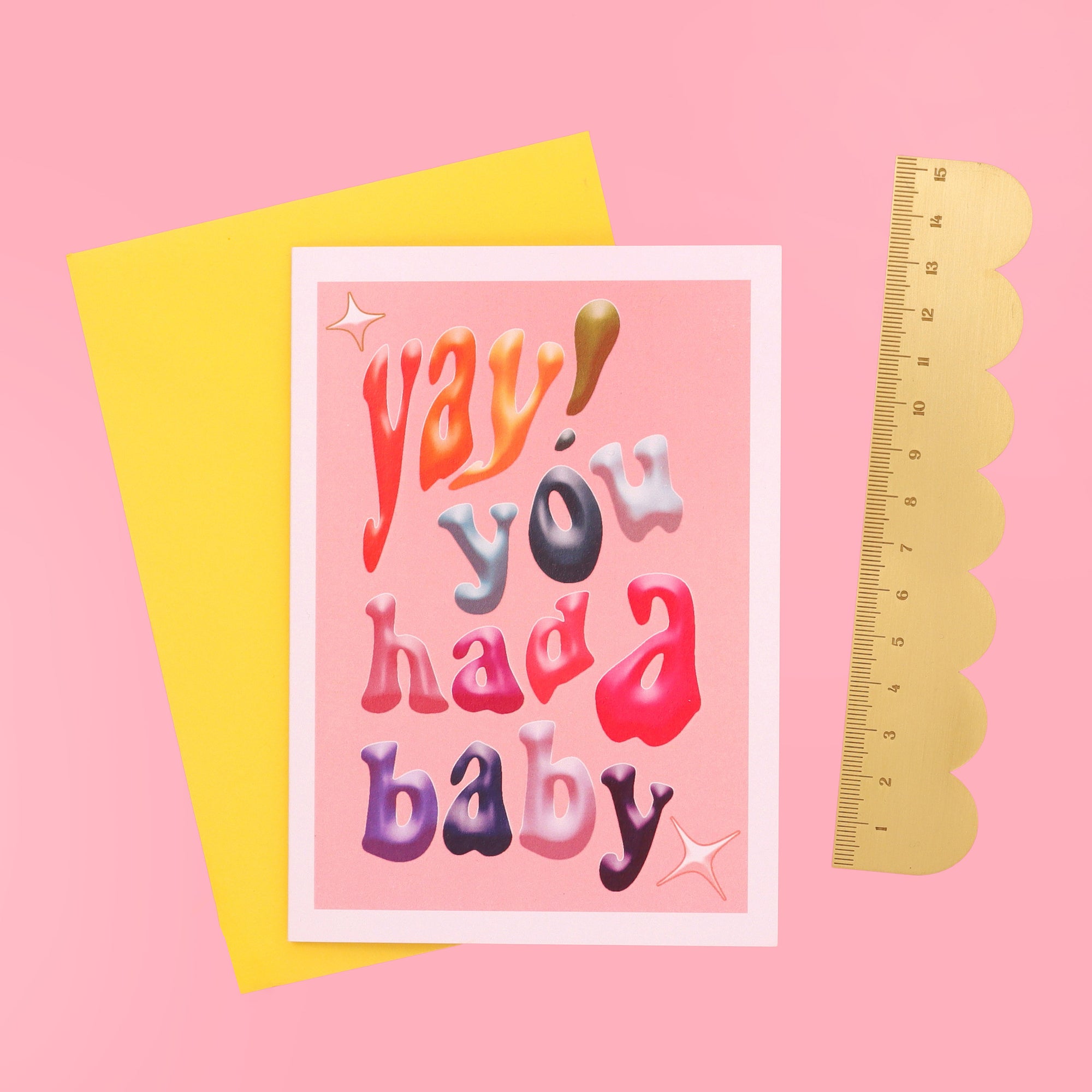 A6 Yay You Had a Baby Card