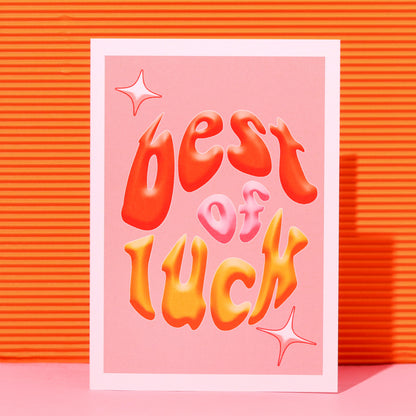 A6 Best of Luck Card (SAMPLE)