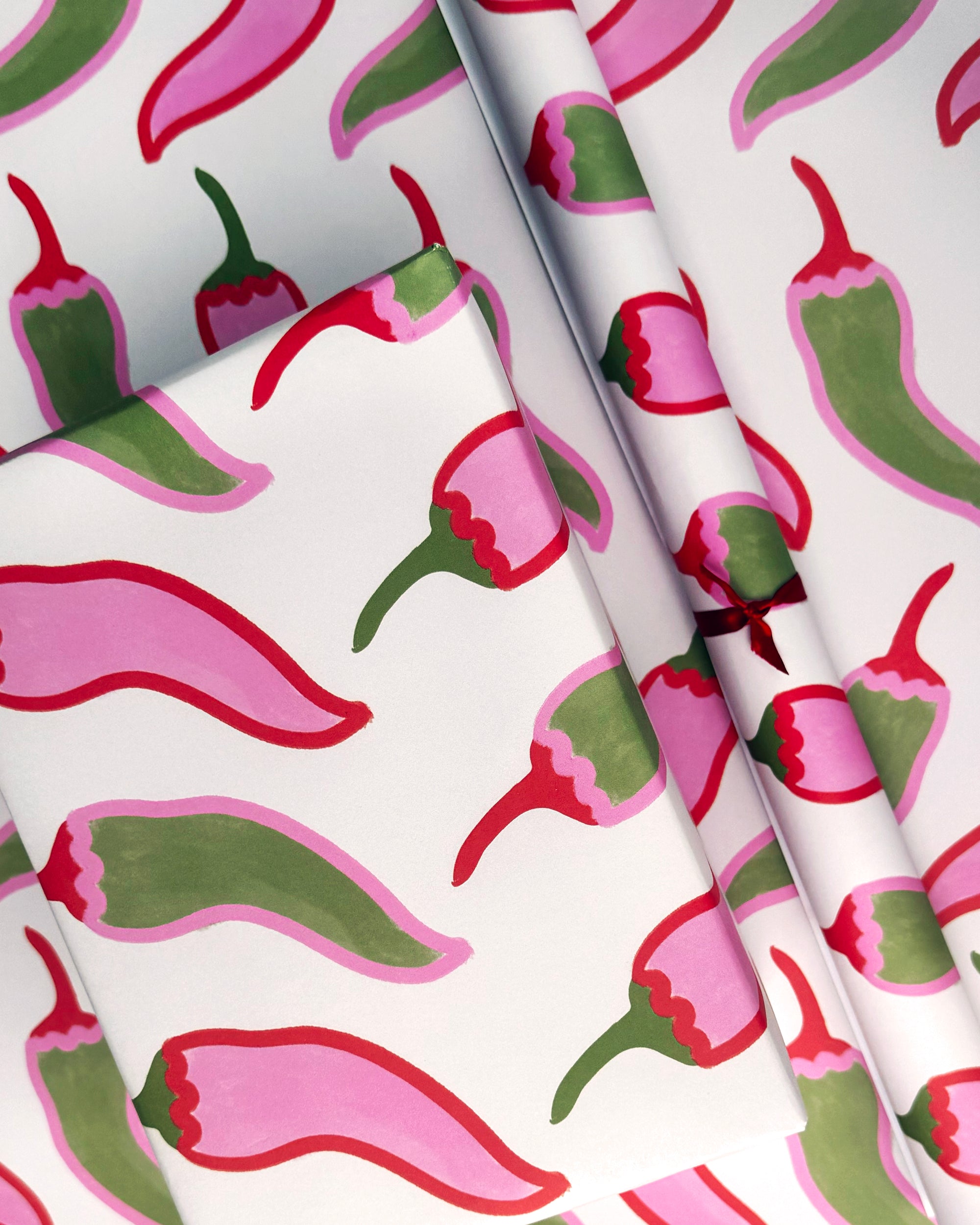 Chilli Pattern Gift Wrap