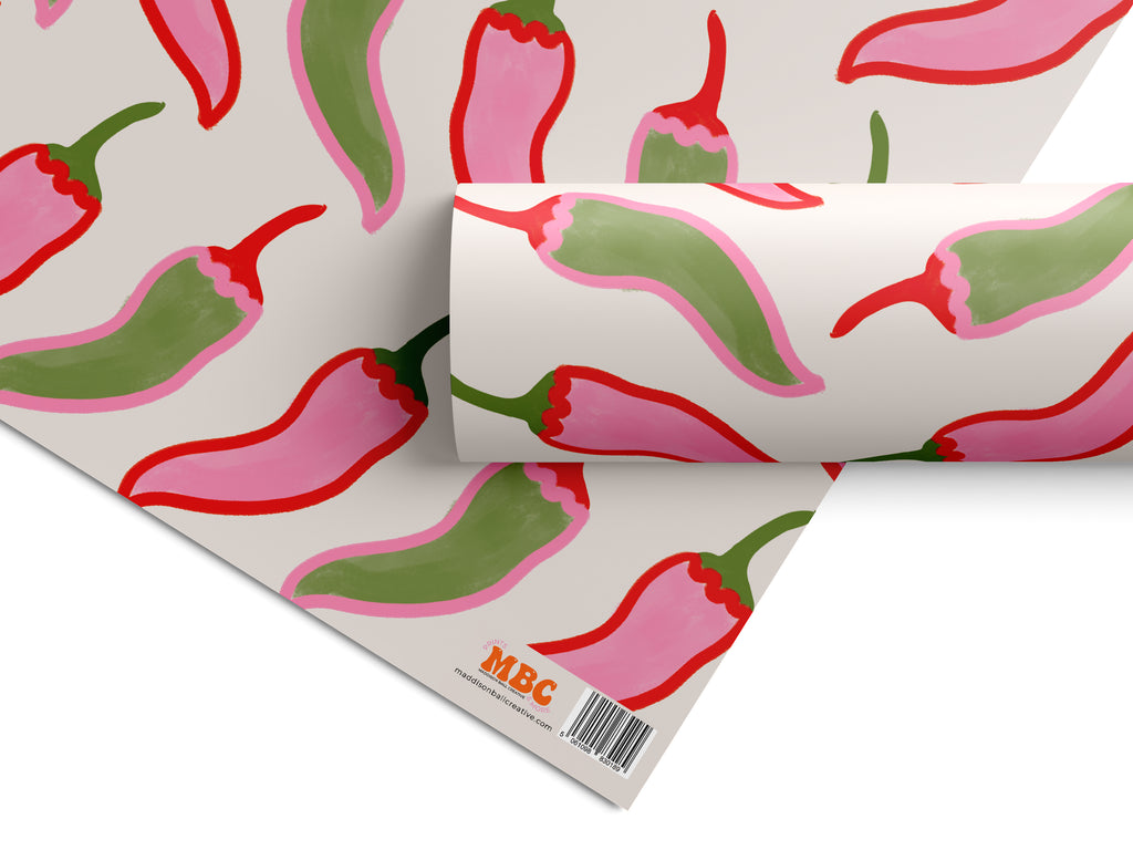 Chilli Pattern Gift Wrap