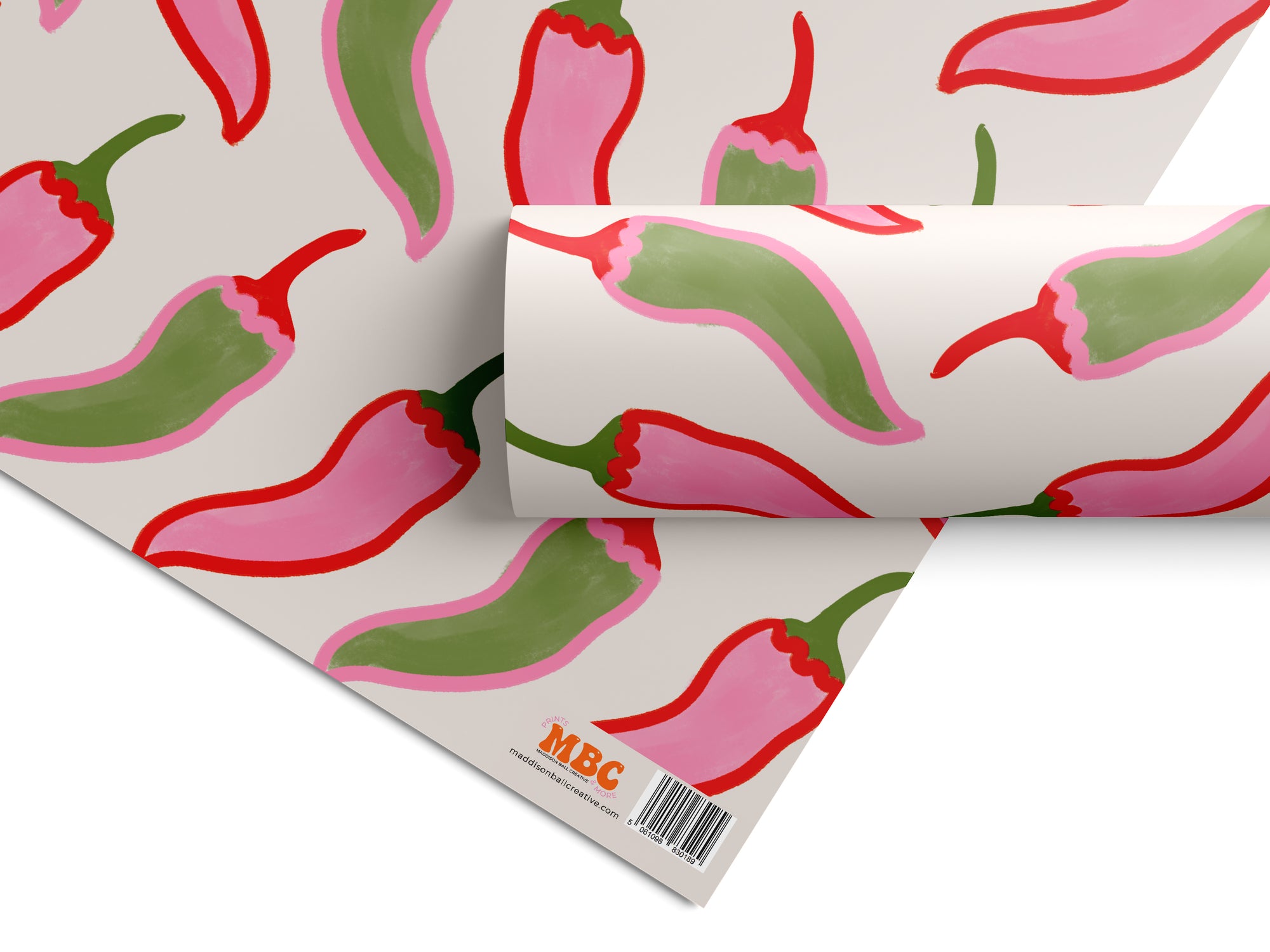 Chilli Pattern Gift Wrap