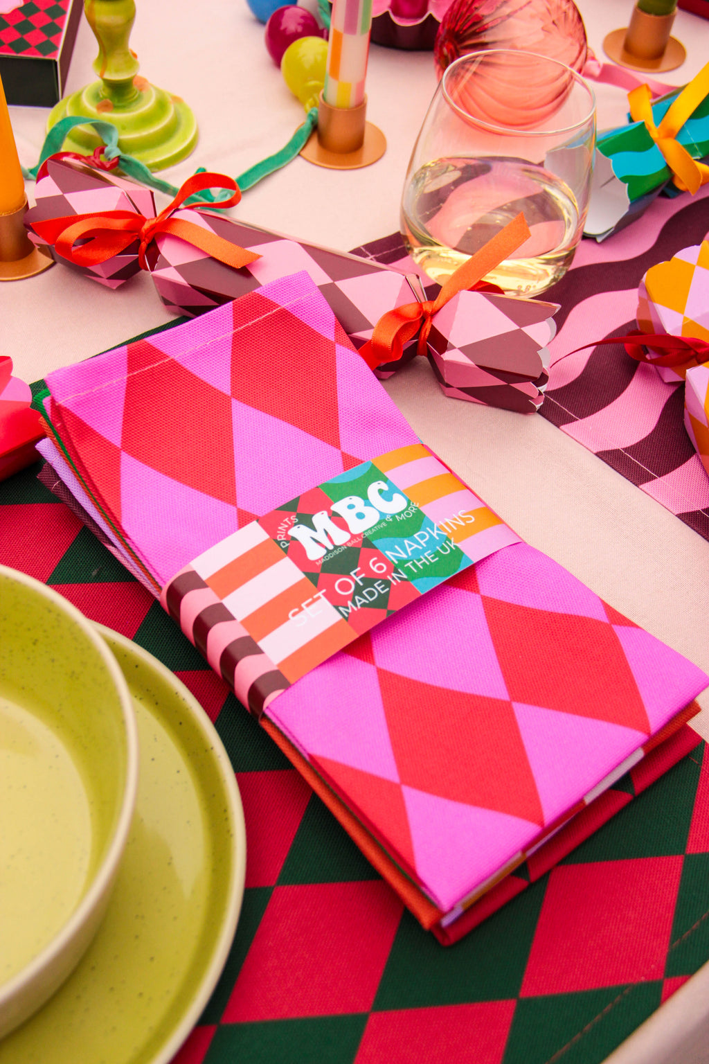 Set of 6 Multi-Pack Placemat/Napkin