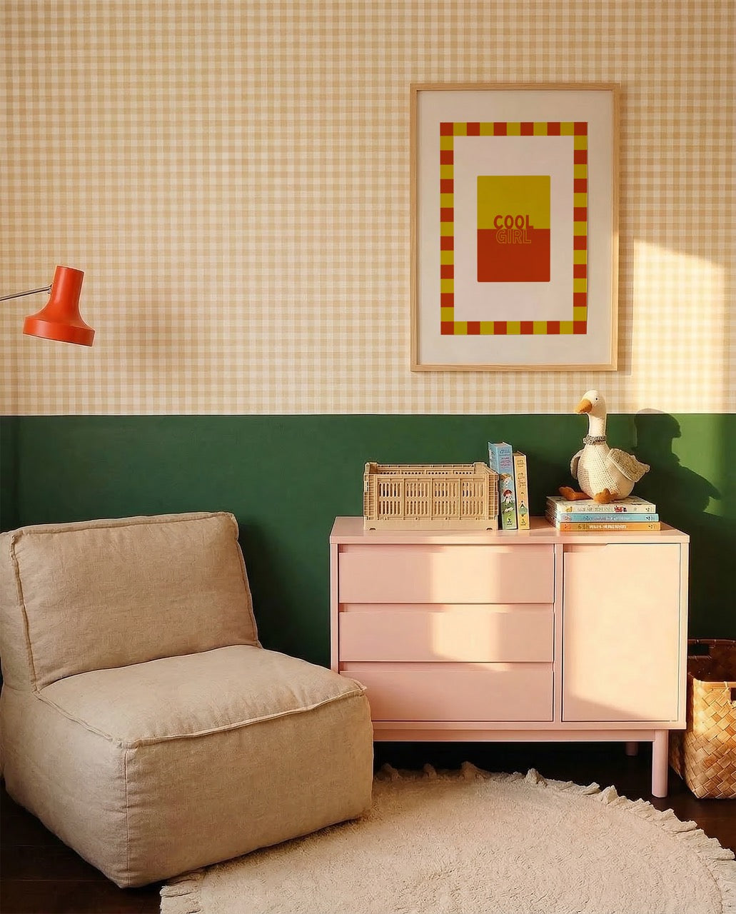 Cool Girl in Lime & Rust