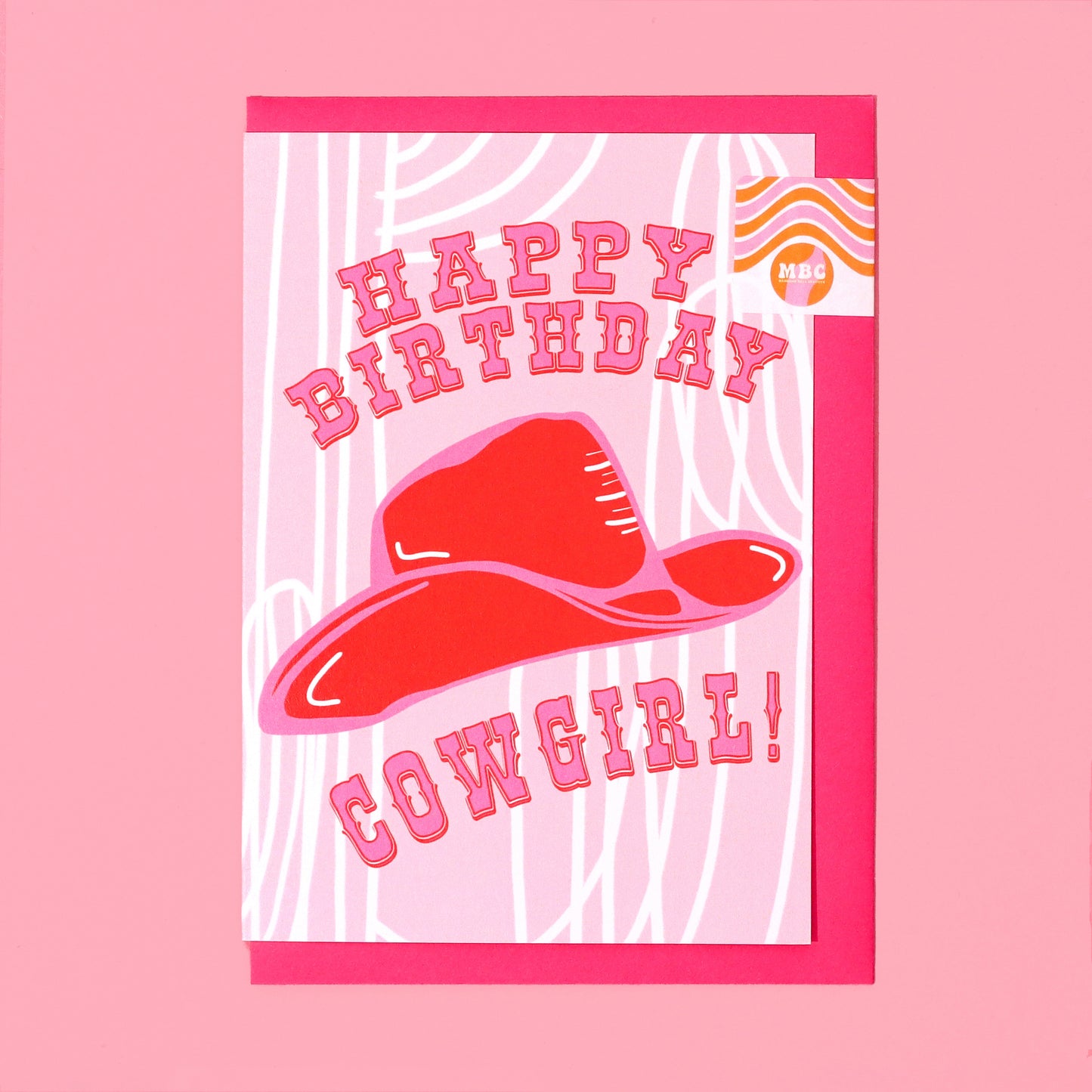 A6 Happy Birthday Cowgirl Card