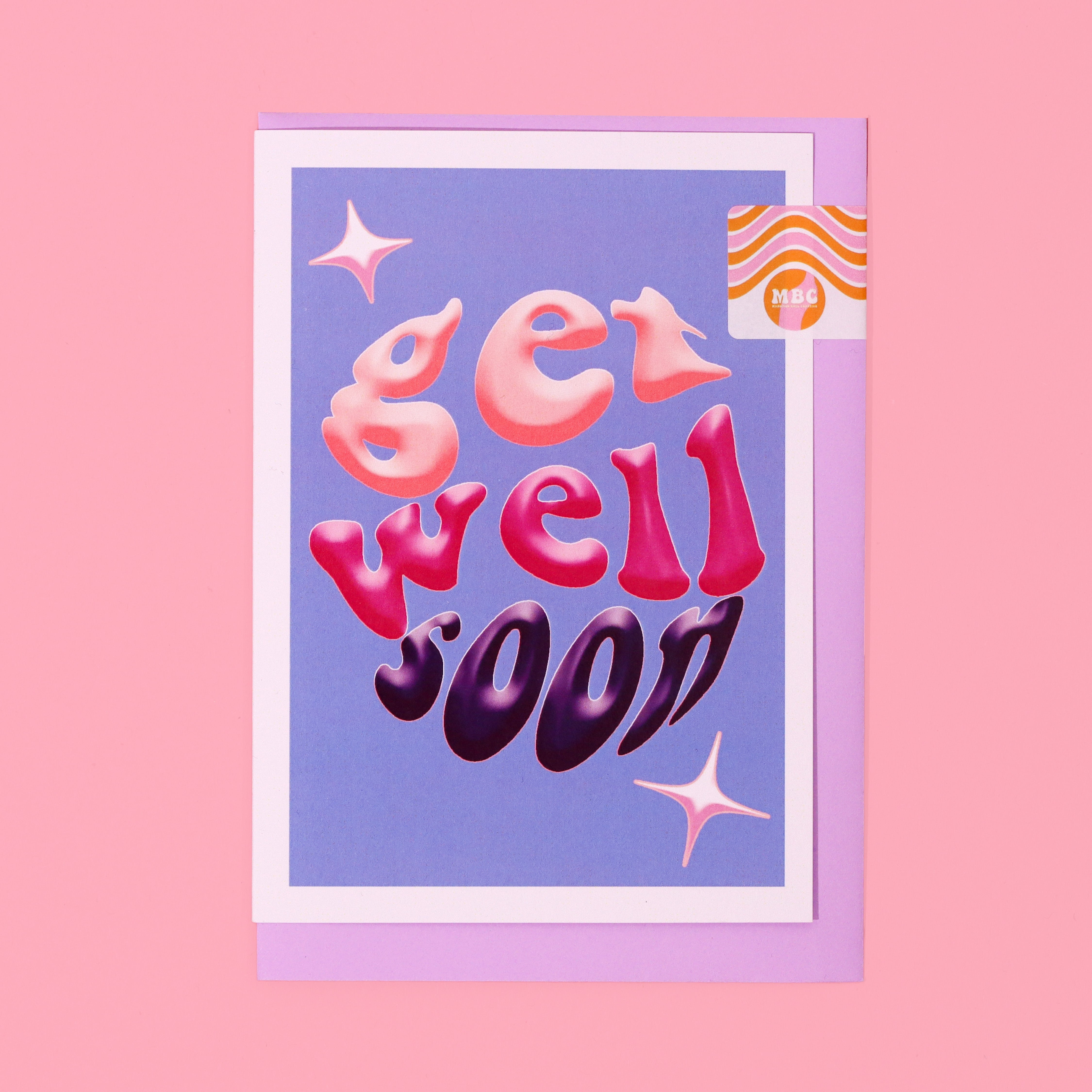 A6 Get Well Soon Card