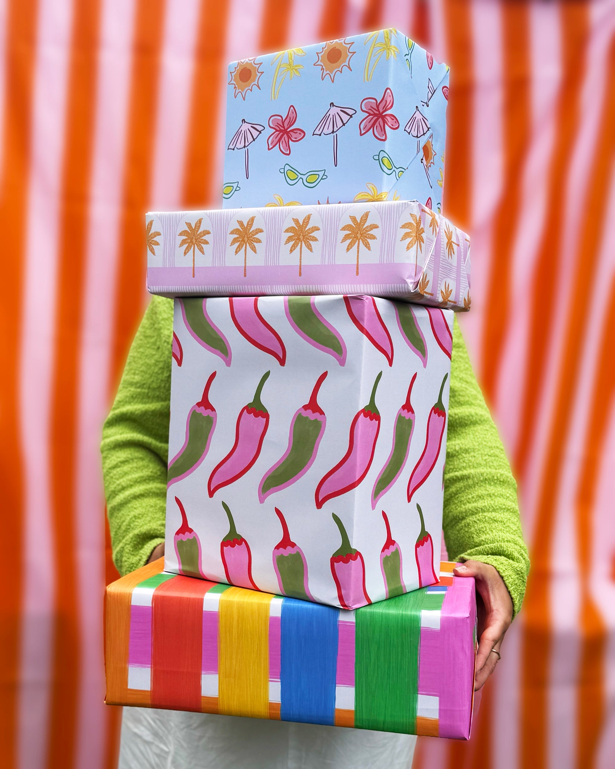 Chilli Pattern Gift Wrap