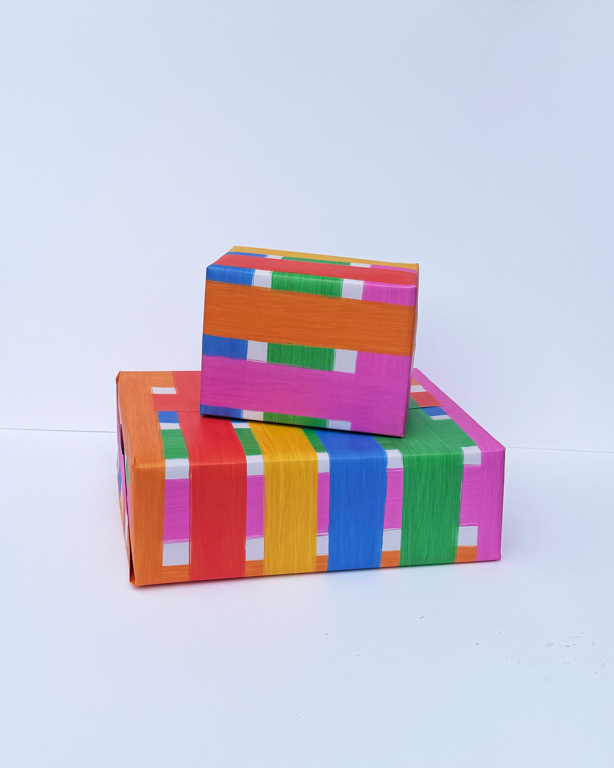 Rainbow Stripe Gift Wrap