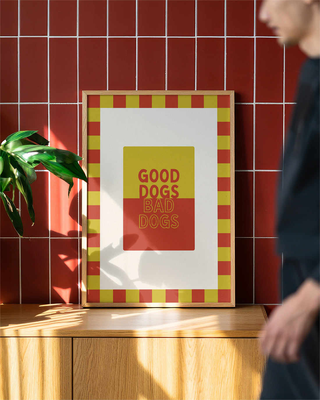 Good Dogs Bad Dogs in Lime & Rust