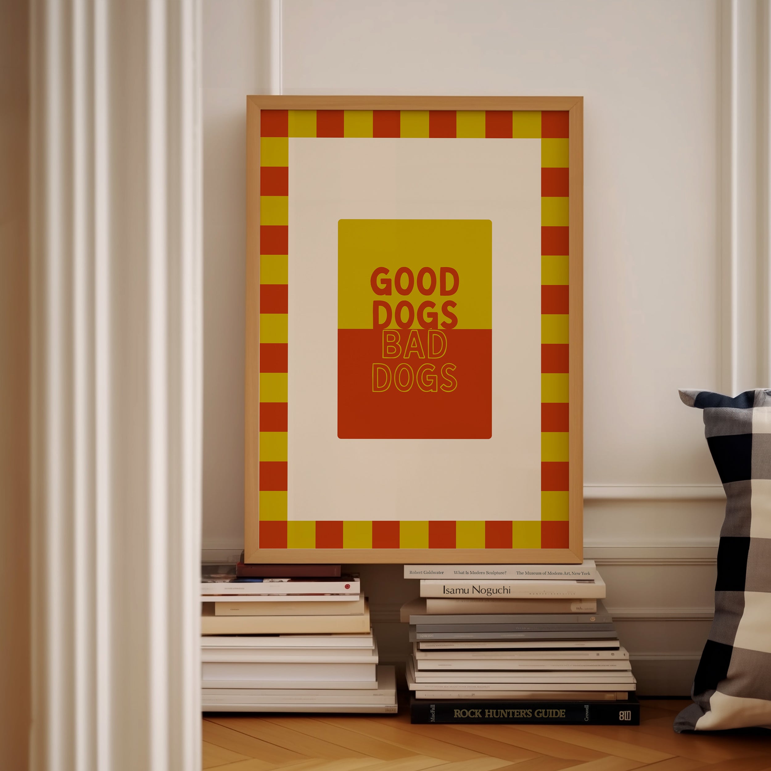 Good Dogs Bad Dogs in Lime & Rust