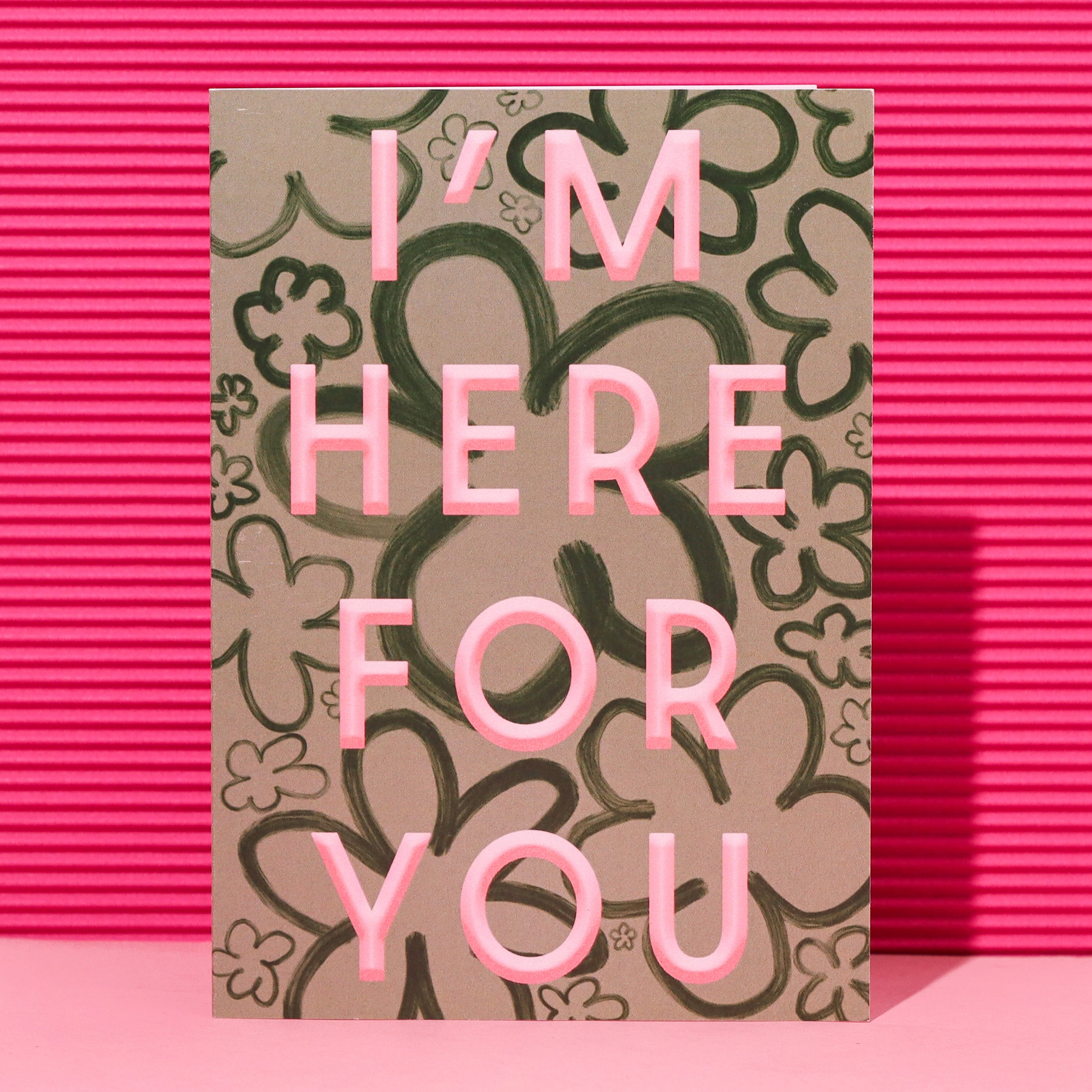 A6 Here For You Card