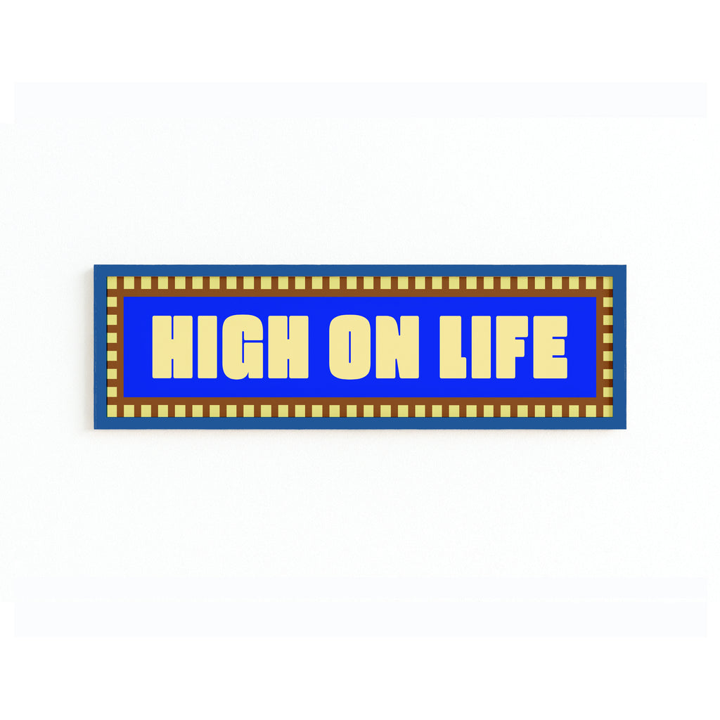 High On Life Panoramic Framed Print