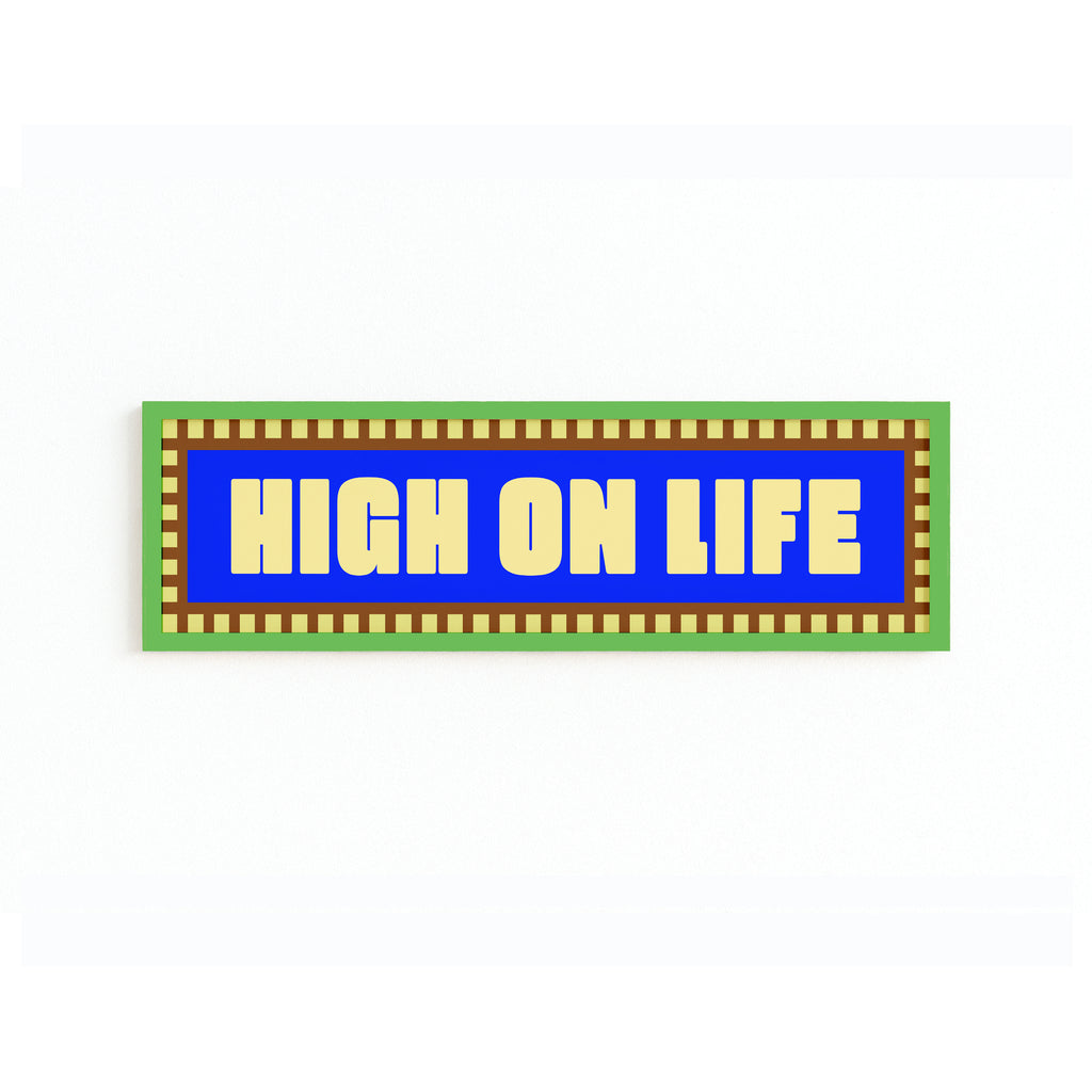 High On Life Panoramic Framed Print