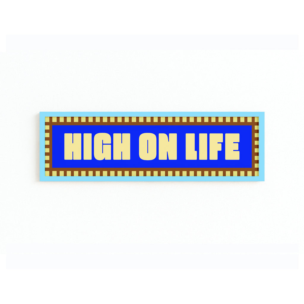 High On Life Panoramic Framed Print