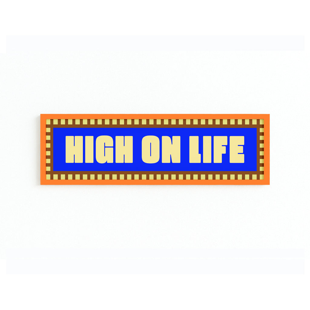 High On Life Panoramic Framed Print