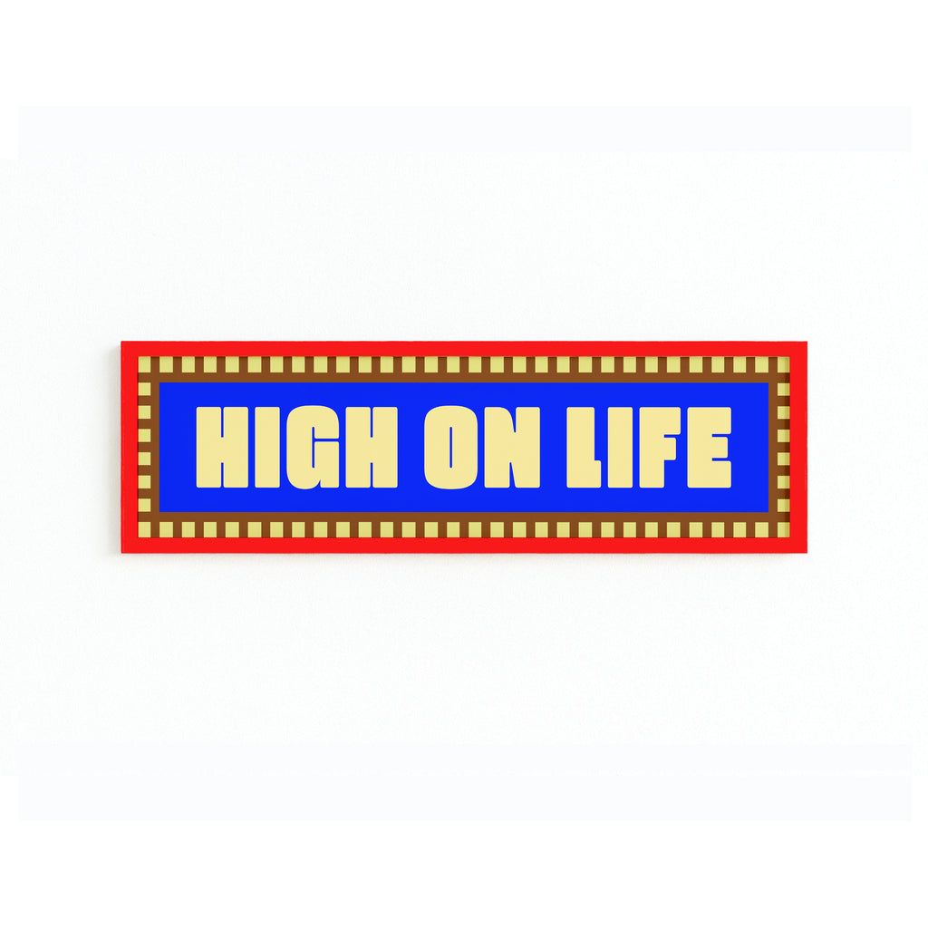 High On Life Panoramic Framed Print