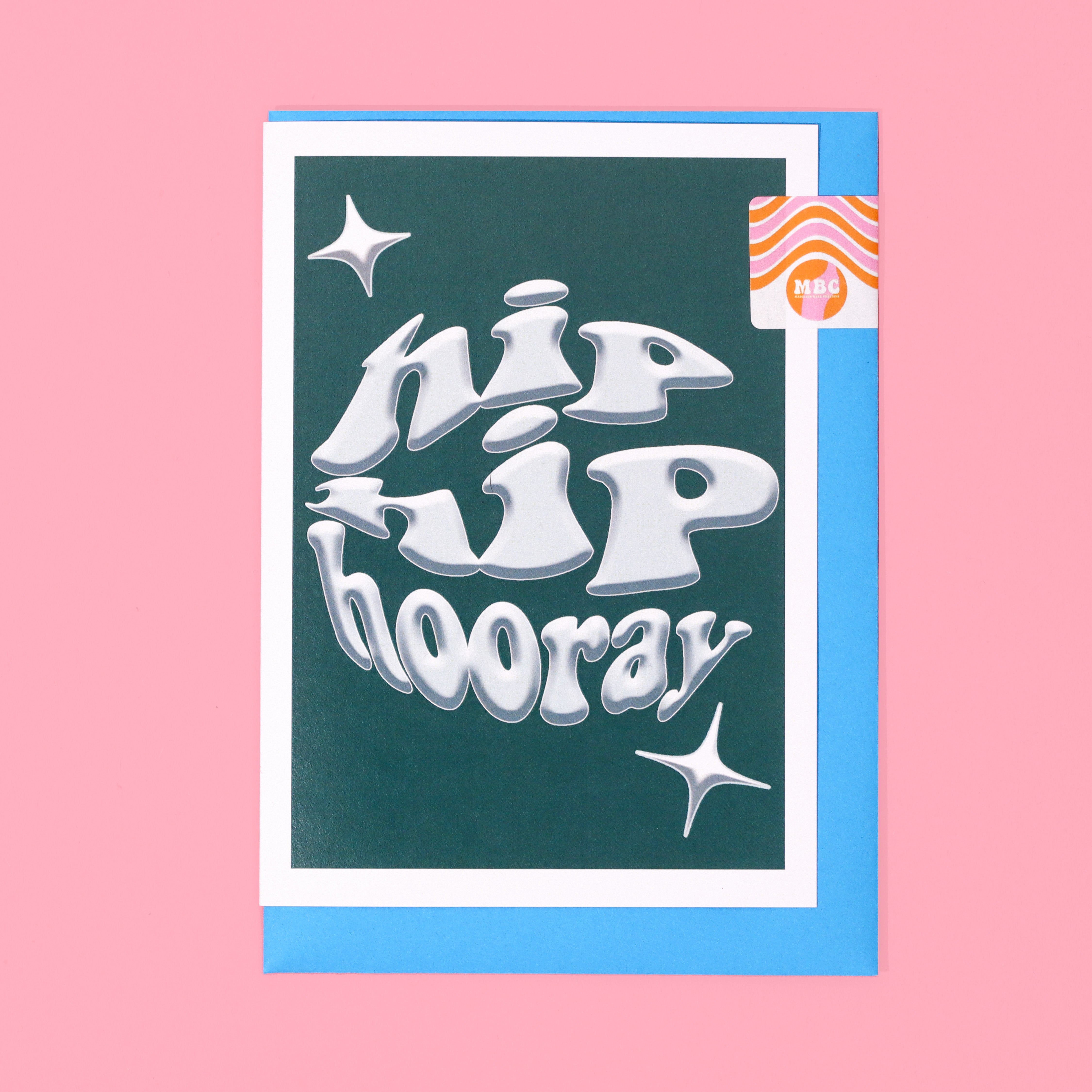 A6 Hip Hip Hooray Card