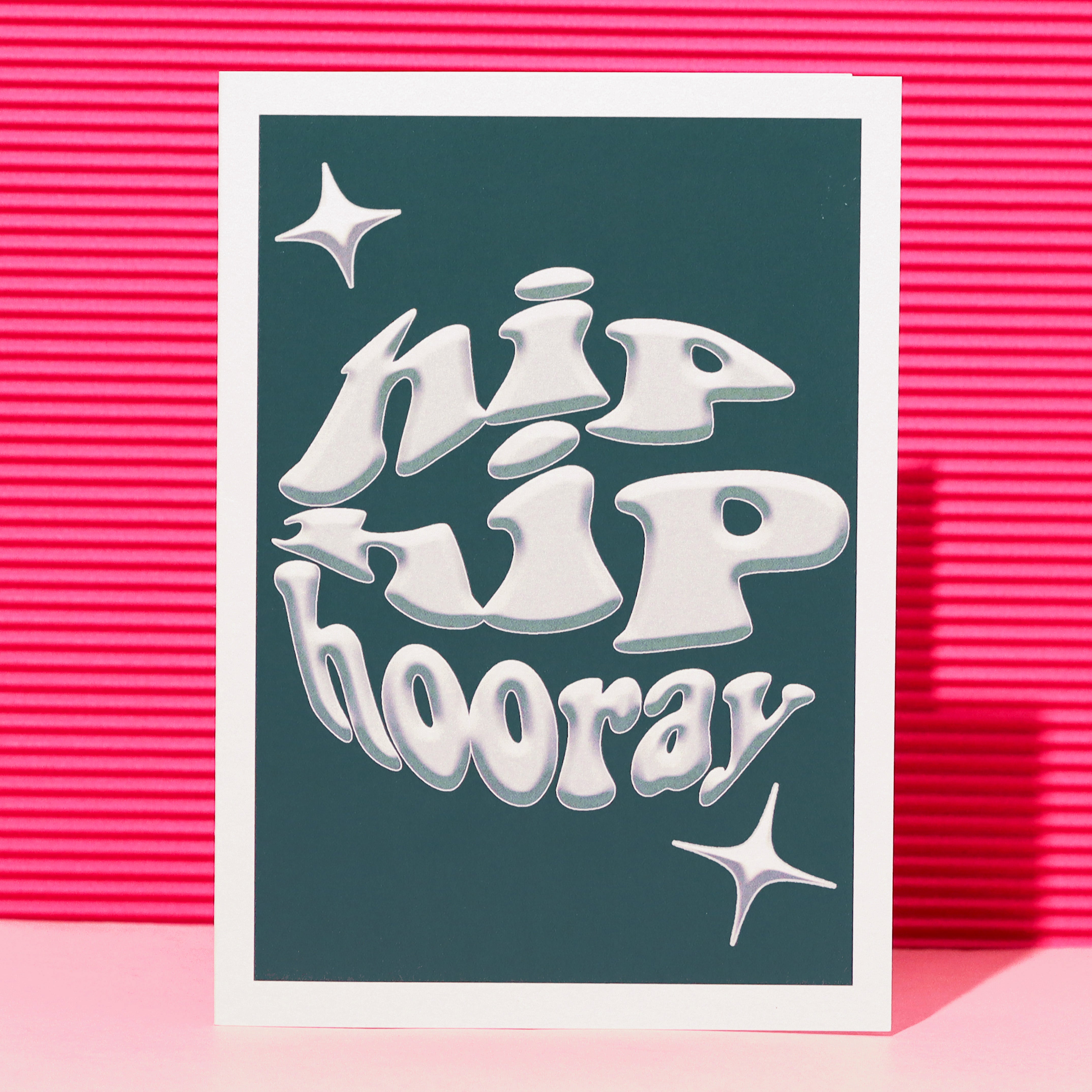 A6 Hip Hip Hooray Card