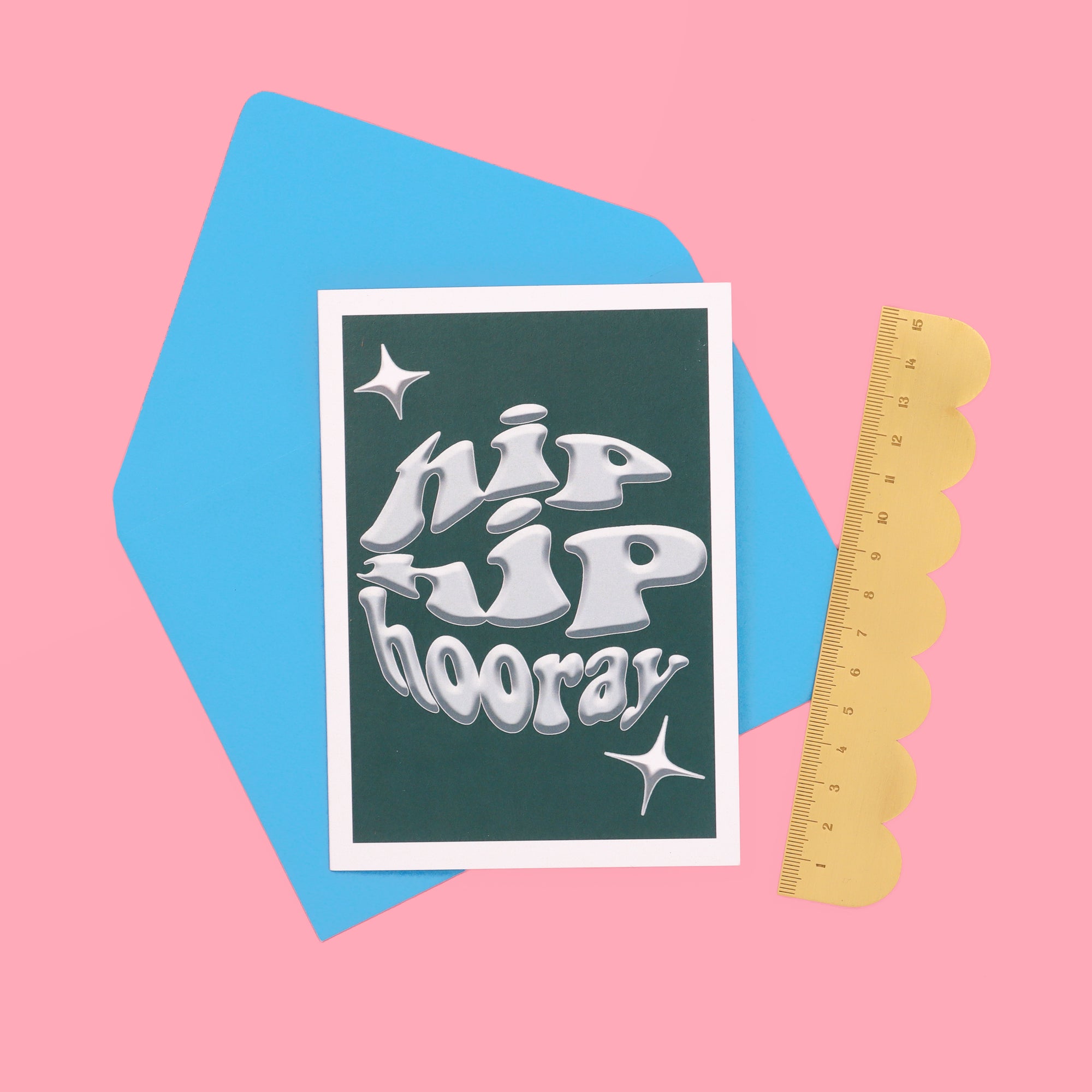 A6 Hip Hip Hooray Card