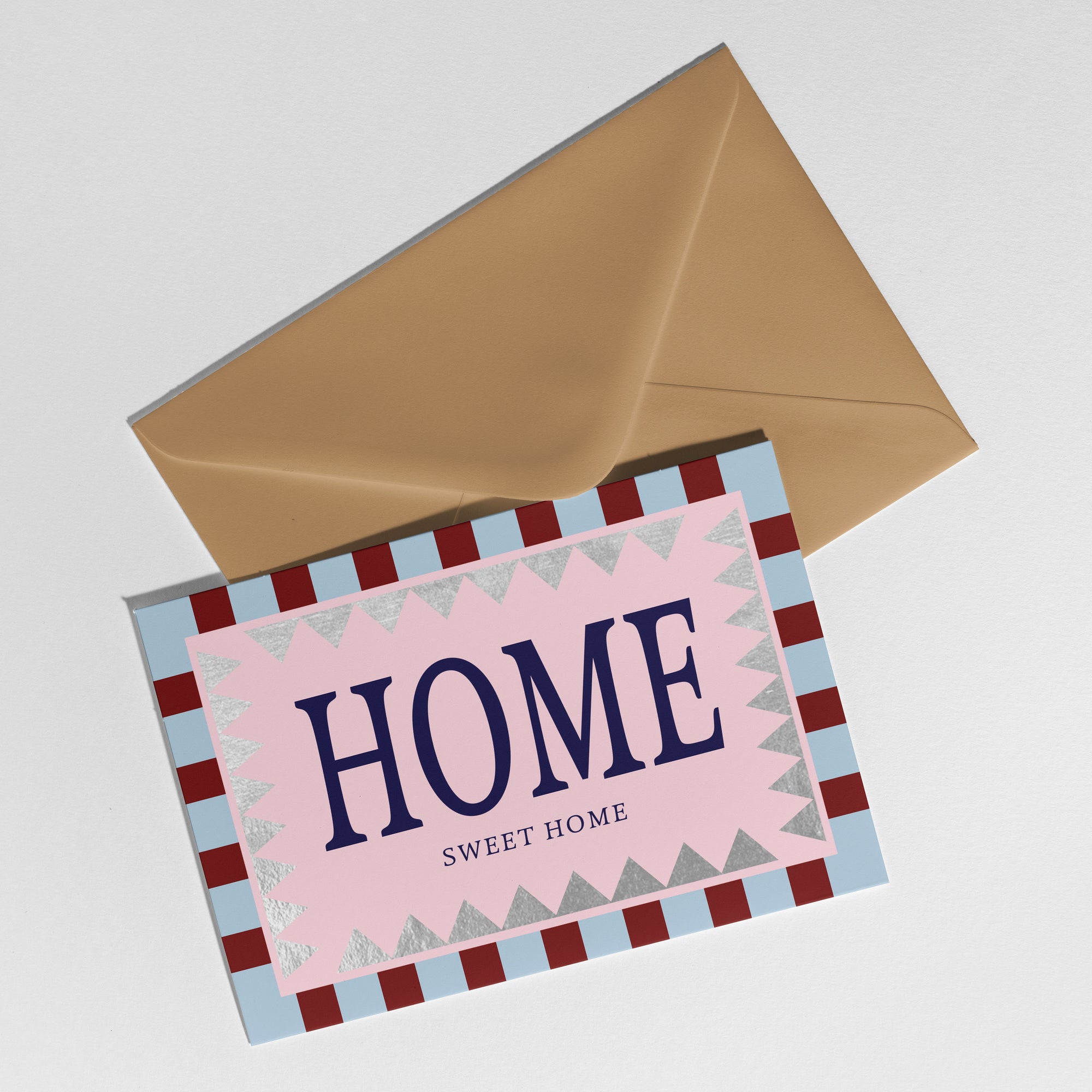 A6 Home Sweet Home Foil Card