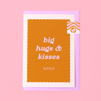 A6 Big Hugs & Kisses Card