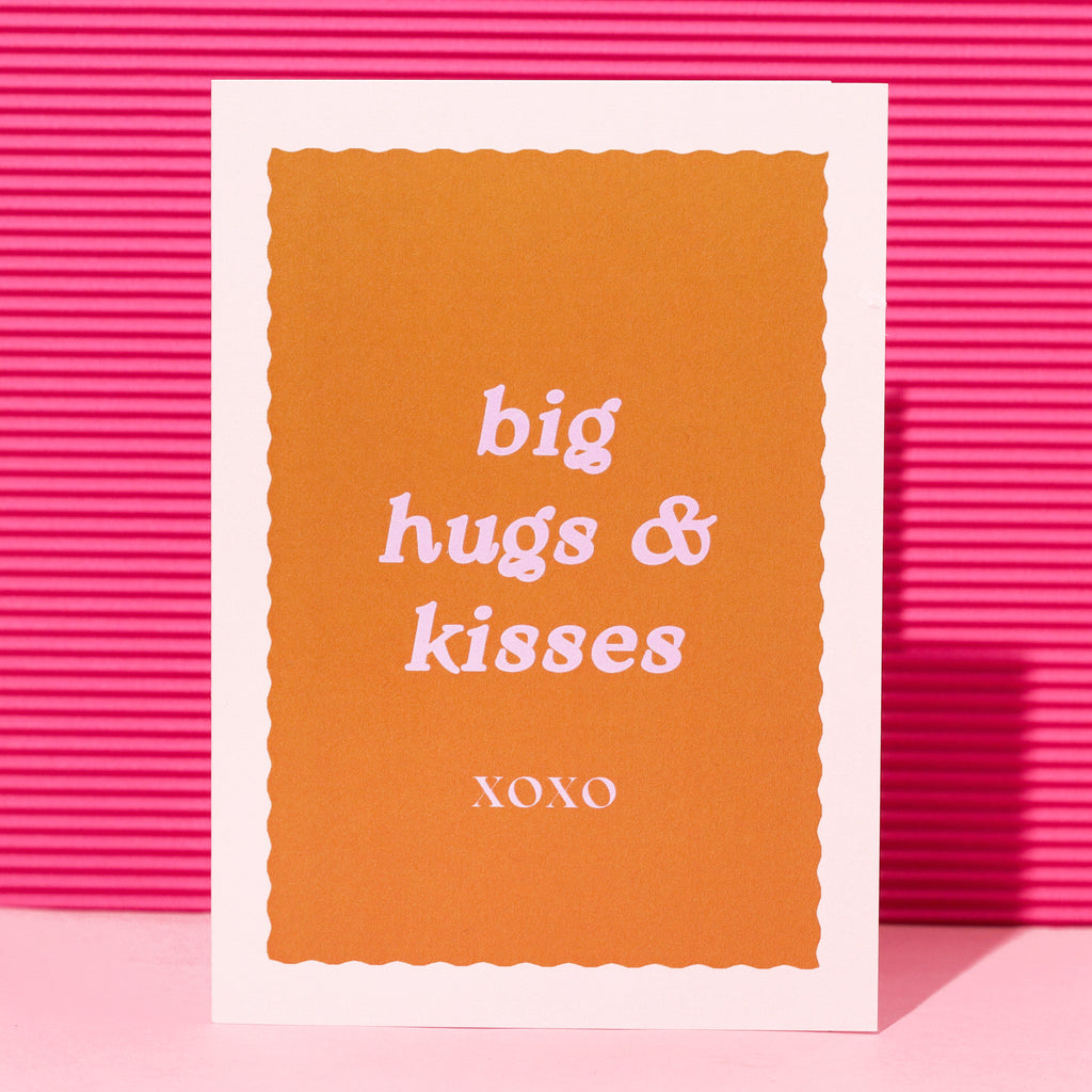 A6 Big Hugs & Kisses Card
