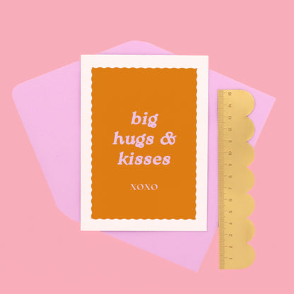 A6 Big Hugs & Kisses Card