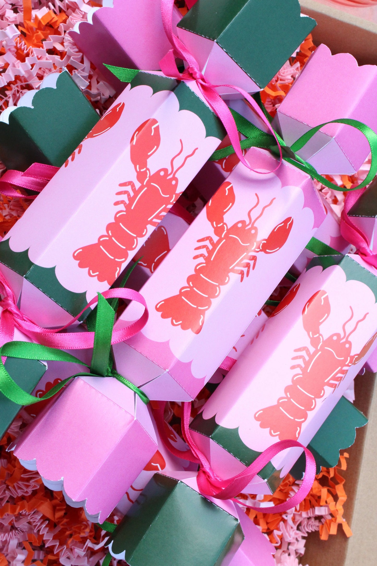 Lobster Collection Christmas Crackers