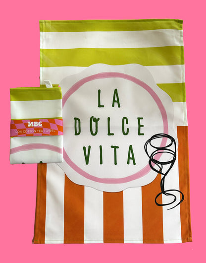 PRE-ORDER La Dolce Vita Tea Towel