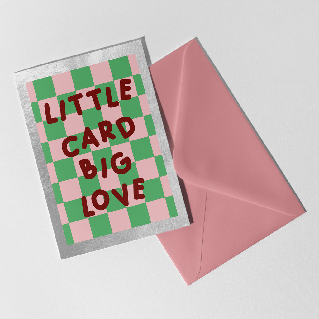 A6 Little Card Big Love Foil Card