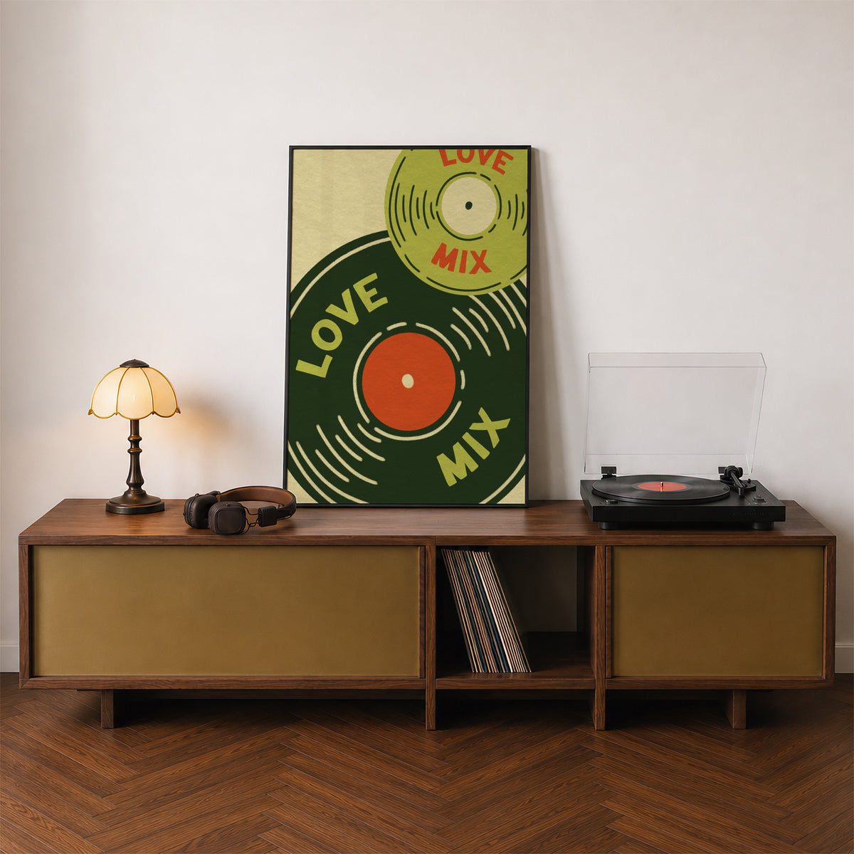 Love Mix in Olive & Orange