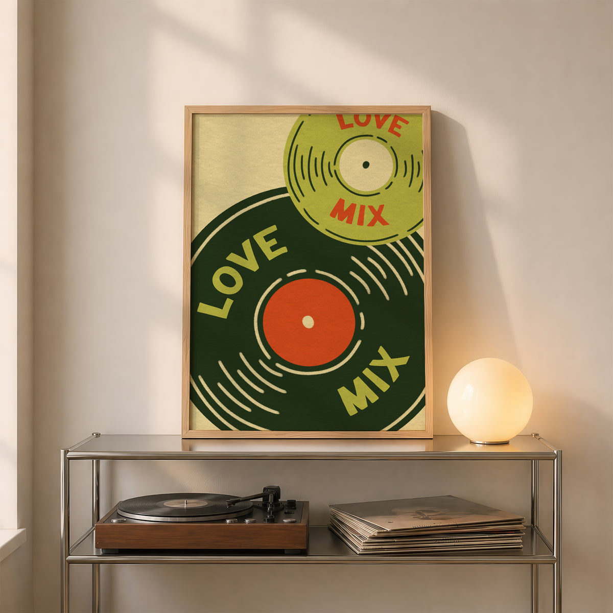 Love Mix in Olive & Orange