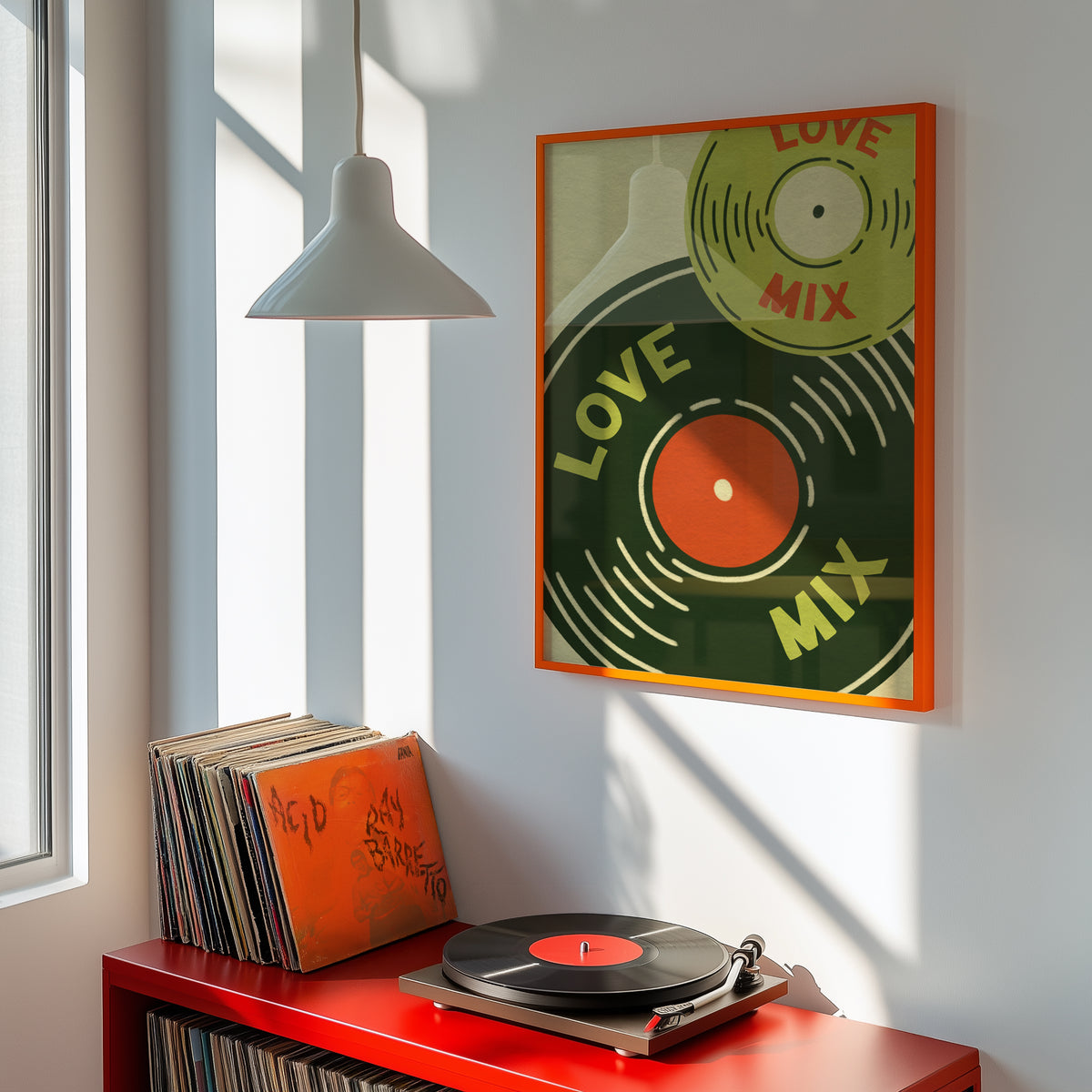 Love Mix in Olive & Orange