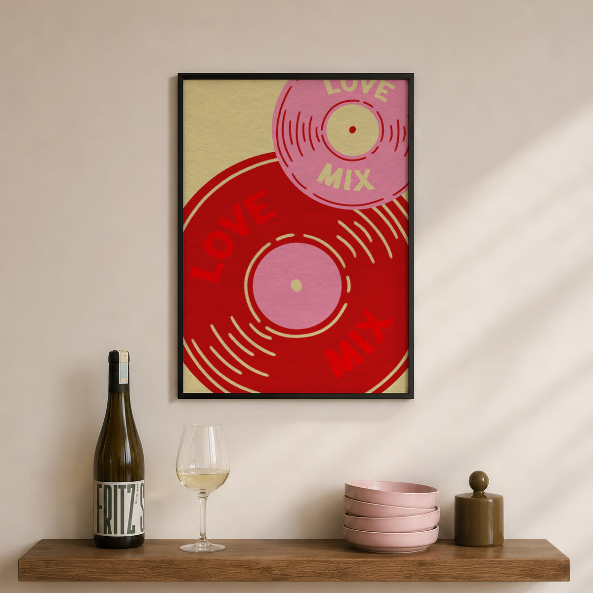 Love Mix in Red & Pink