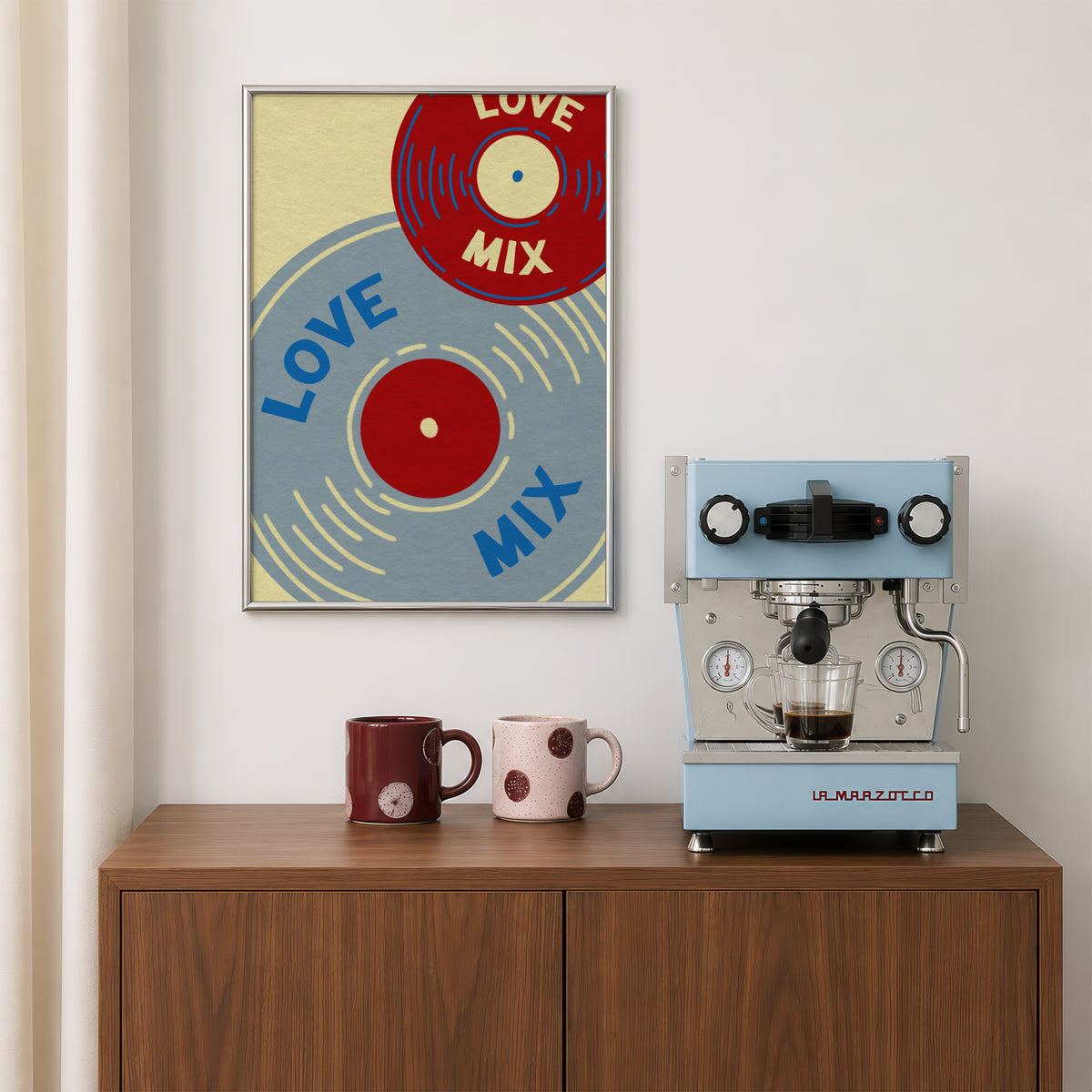 Love Mix in Maroon & Blue