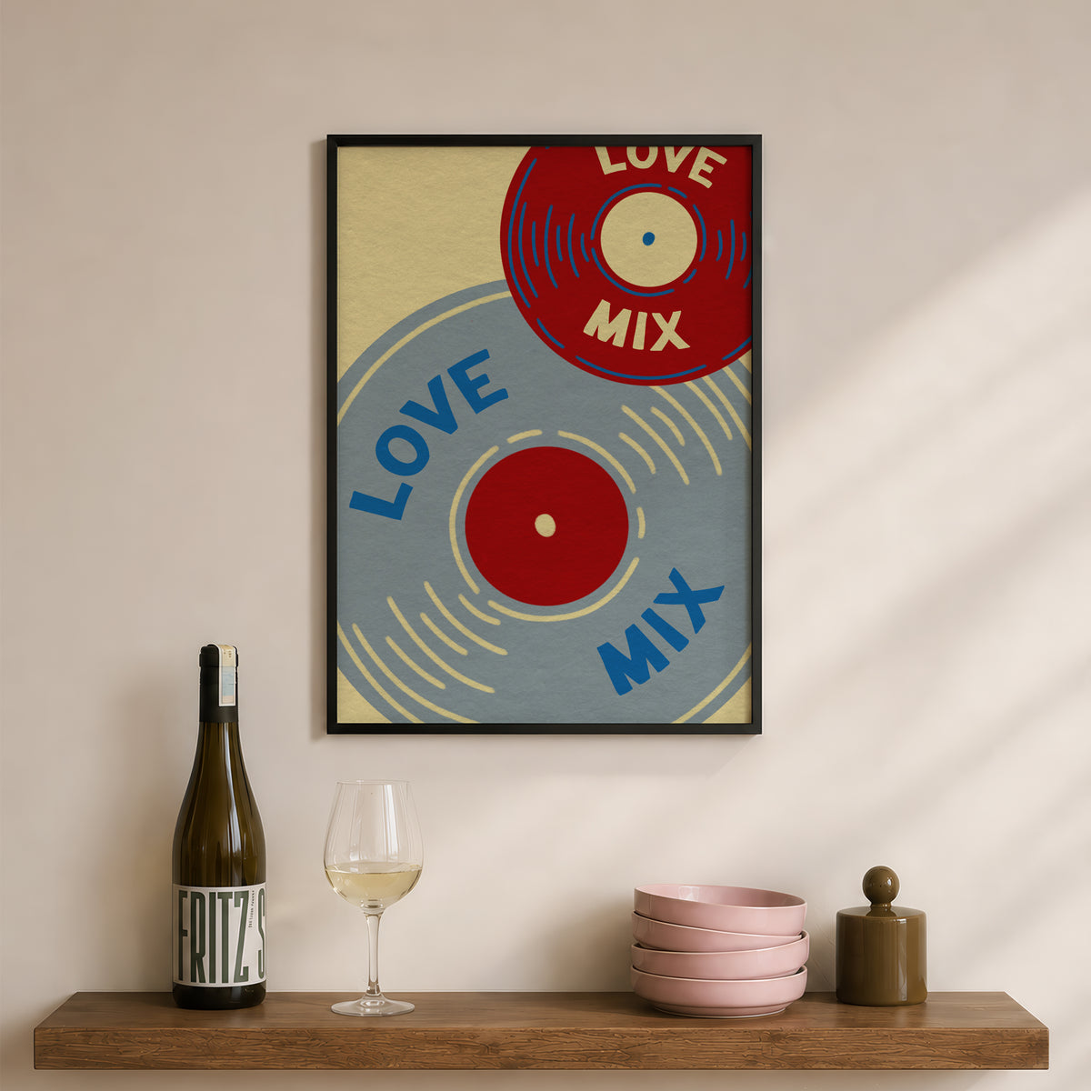 Love Mix in Maroon & Blue