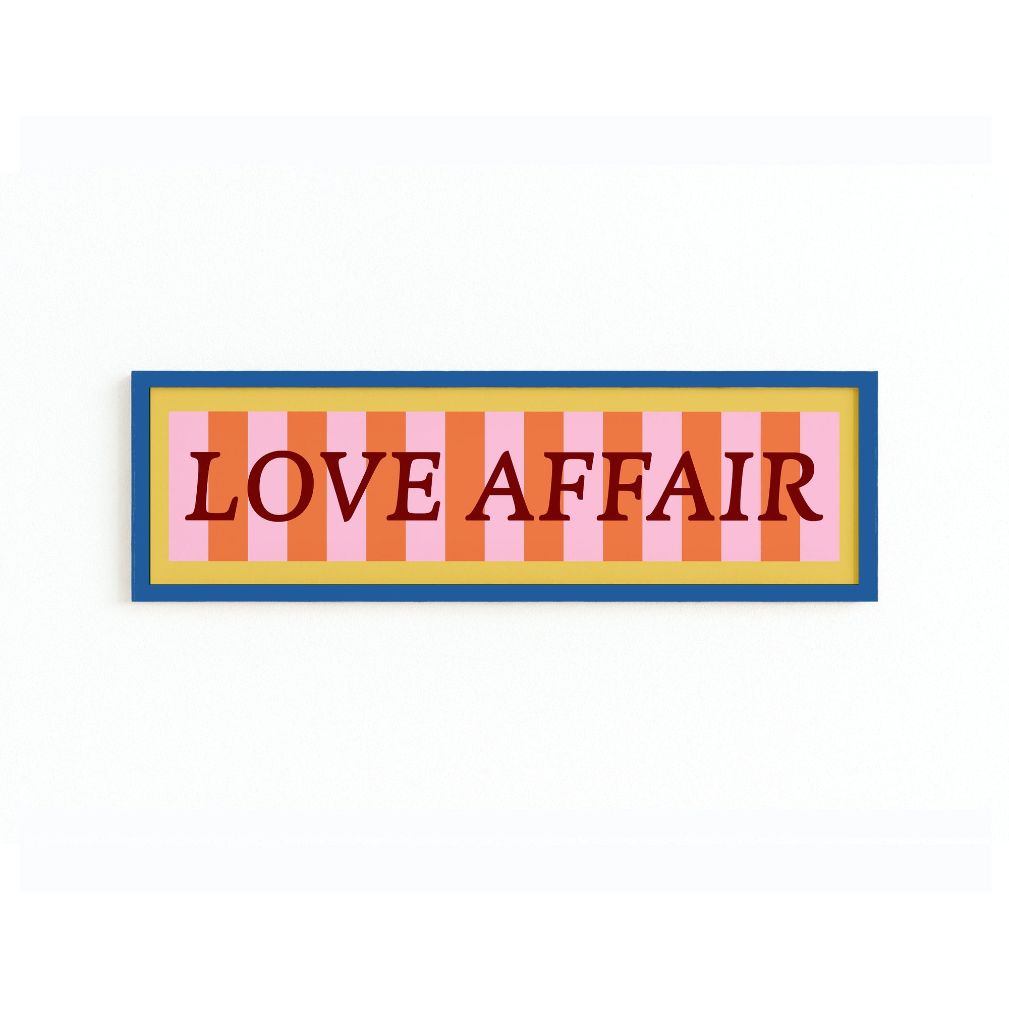 Love Affair Panoramic Framed Print