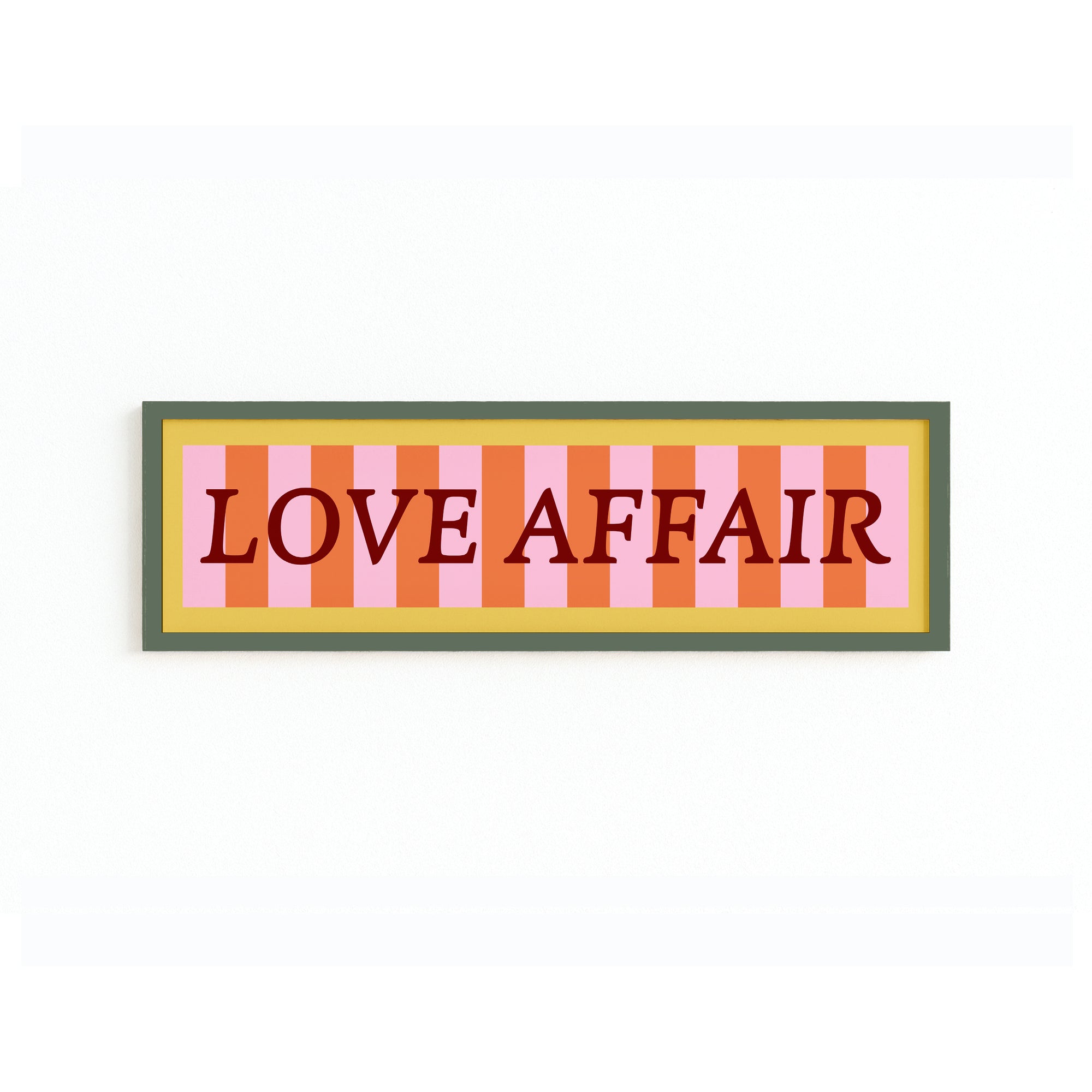 Love Affair Panoramic Framed Print