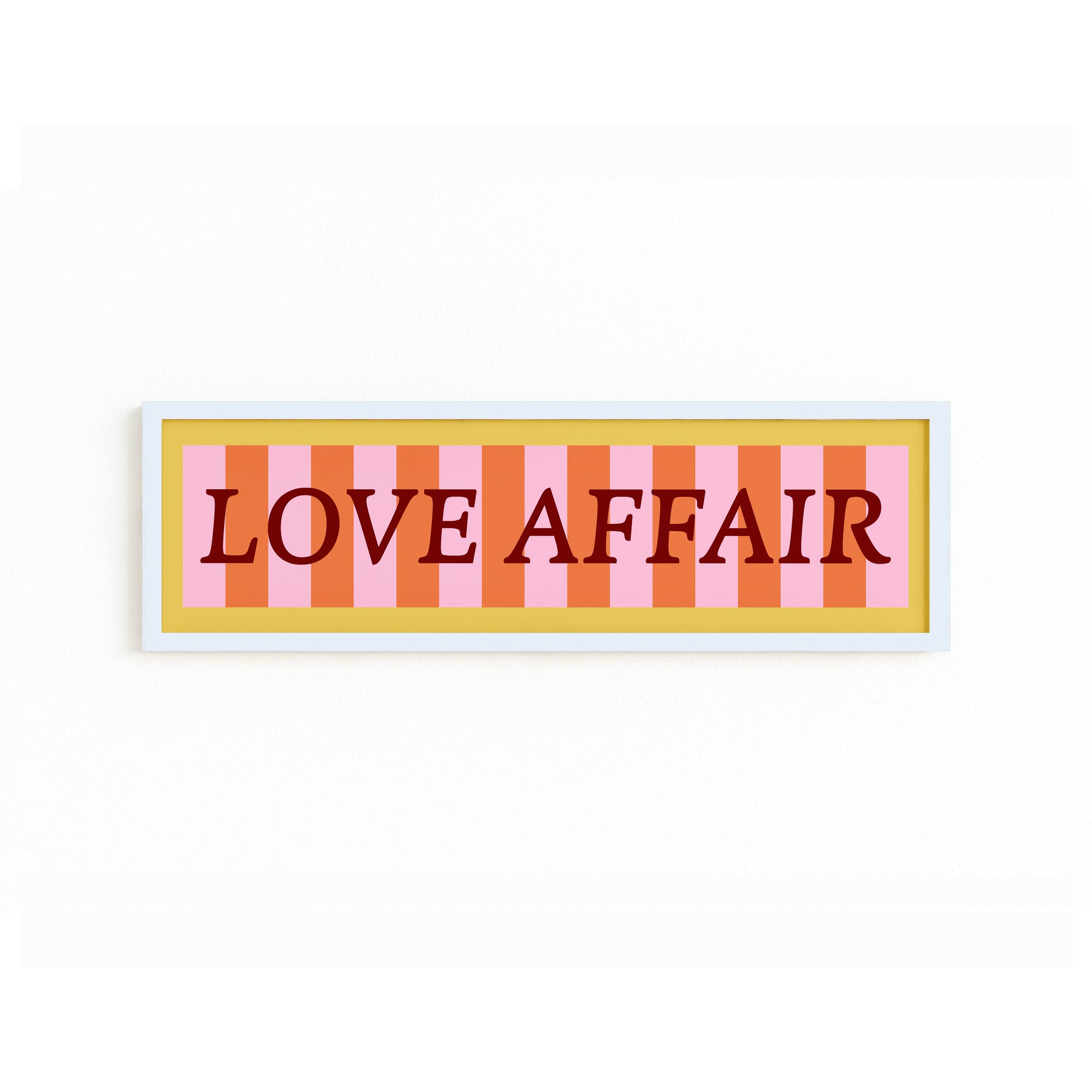 Love Affair Panoramic Framed Print