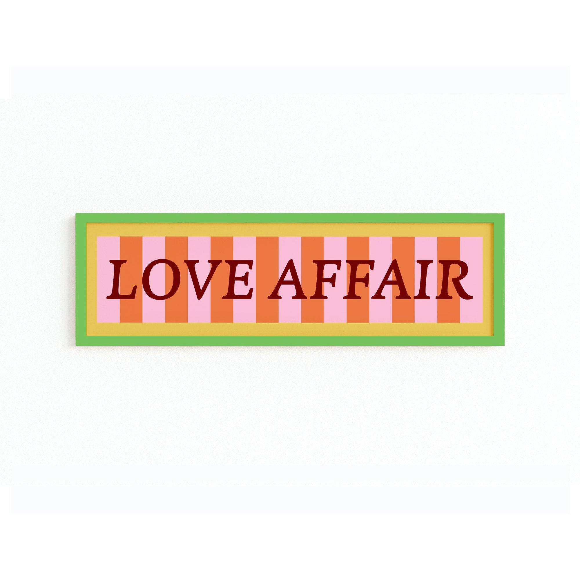Love Affair Panoramic Framed Print